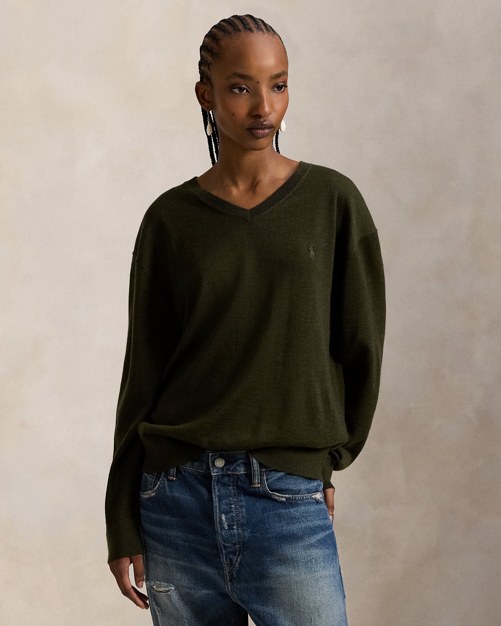 Ralph Lauren Wool VNeck Sweater