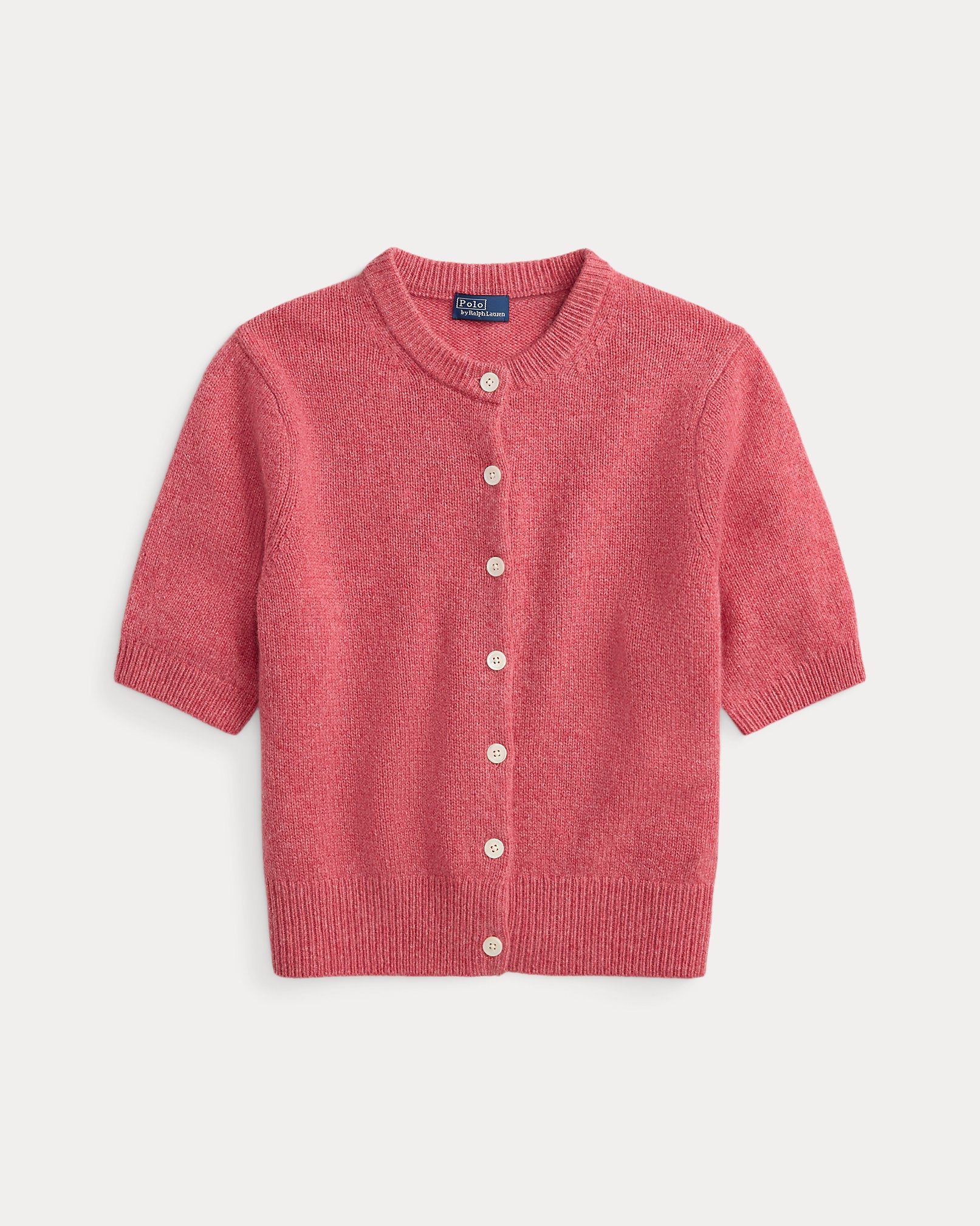 Ralph Lauren Cashmere Crewneck ShortSleeve Cardigan