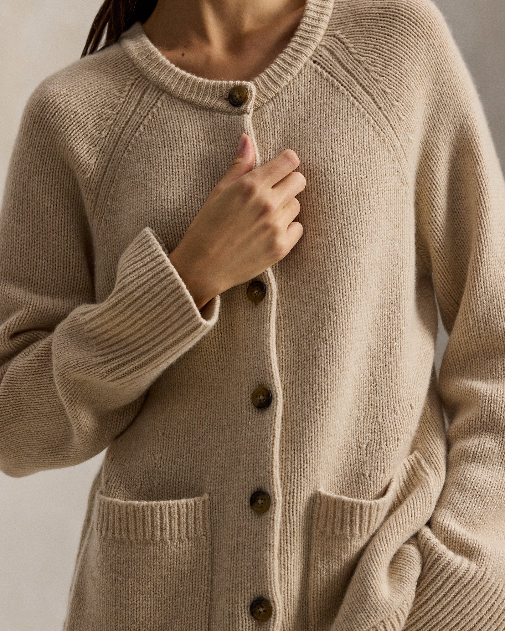 Ralph Lauren Cashmere Crewneck Cardigan