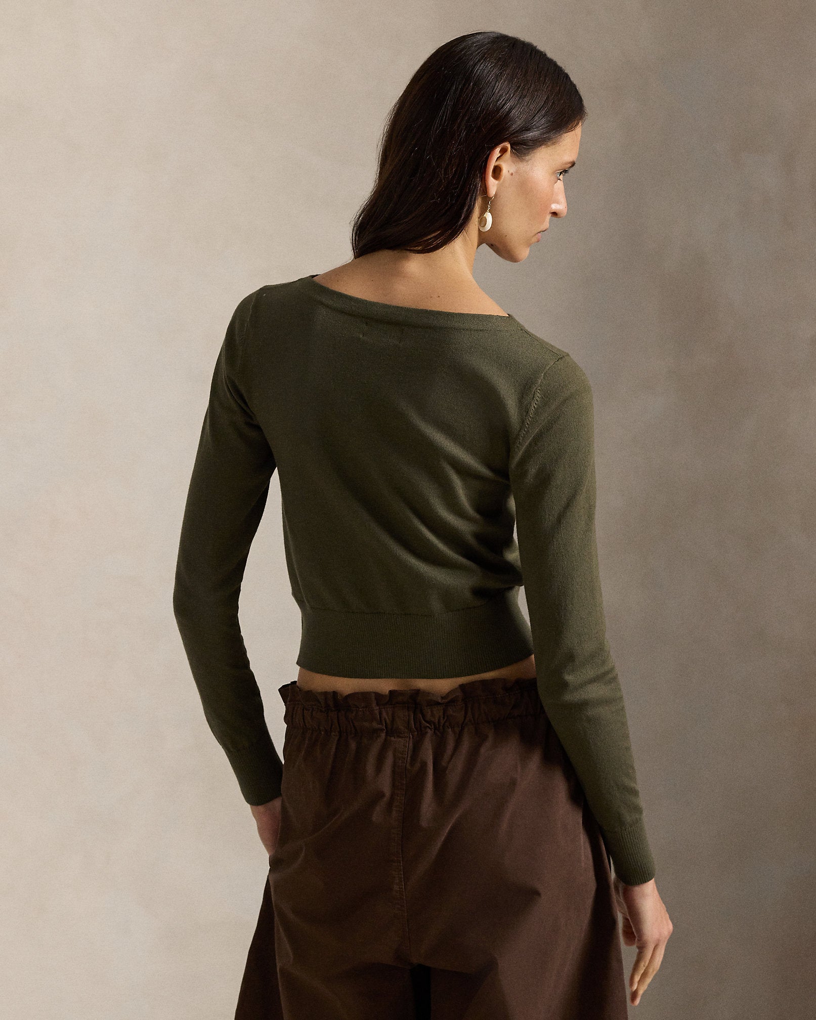 Ralph Lauren CottonBlend Boatneck Sweater