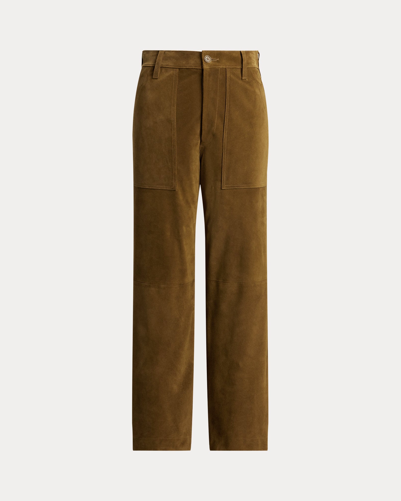 Ralph Lauren The Ricky WideLeg Crop Suede Pant