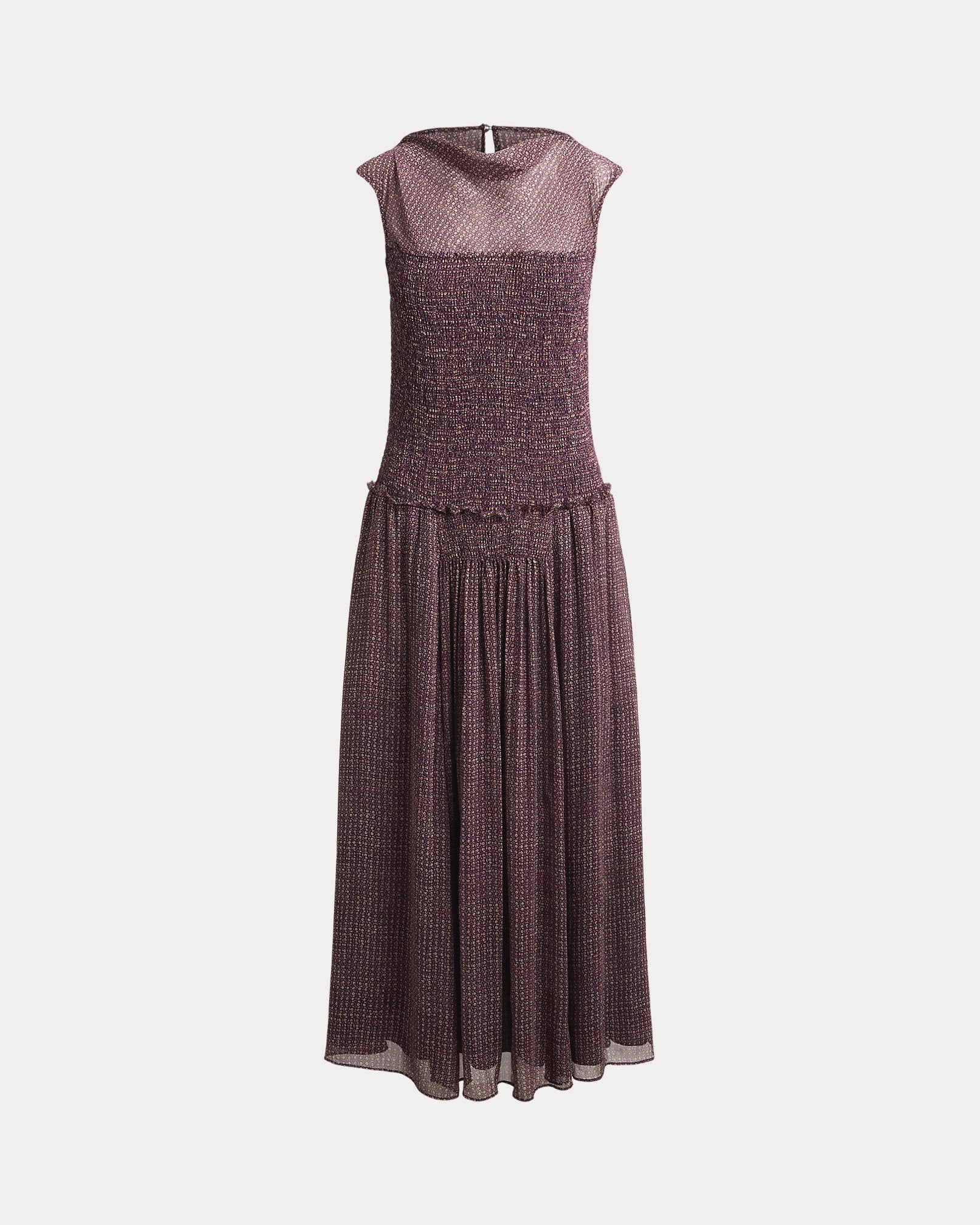 Ralph Lauren Crinkle Printed Dress