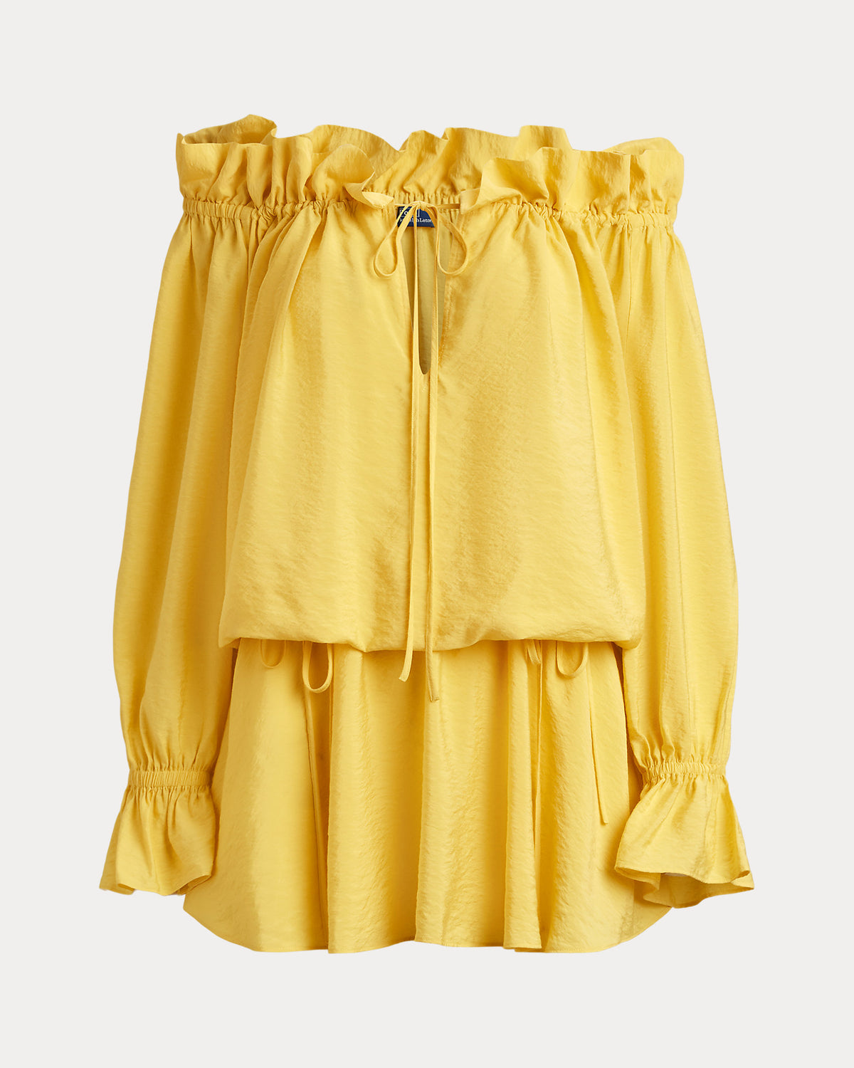 Ralph Lauren OfftheShoulder Crepe Dress
