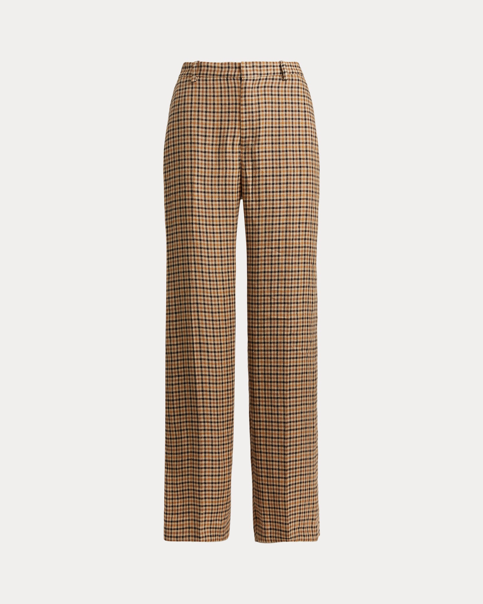 Ralph Lauren Plaid Tweed WideLeg Pant