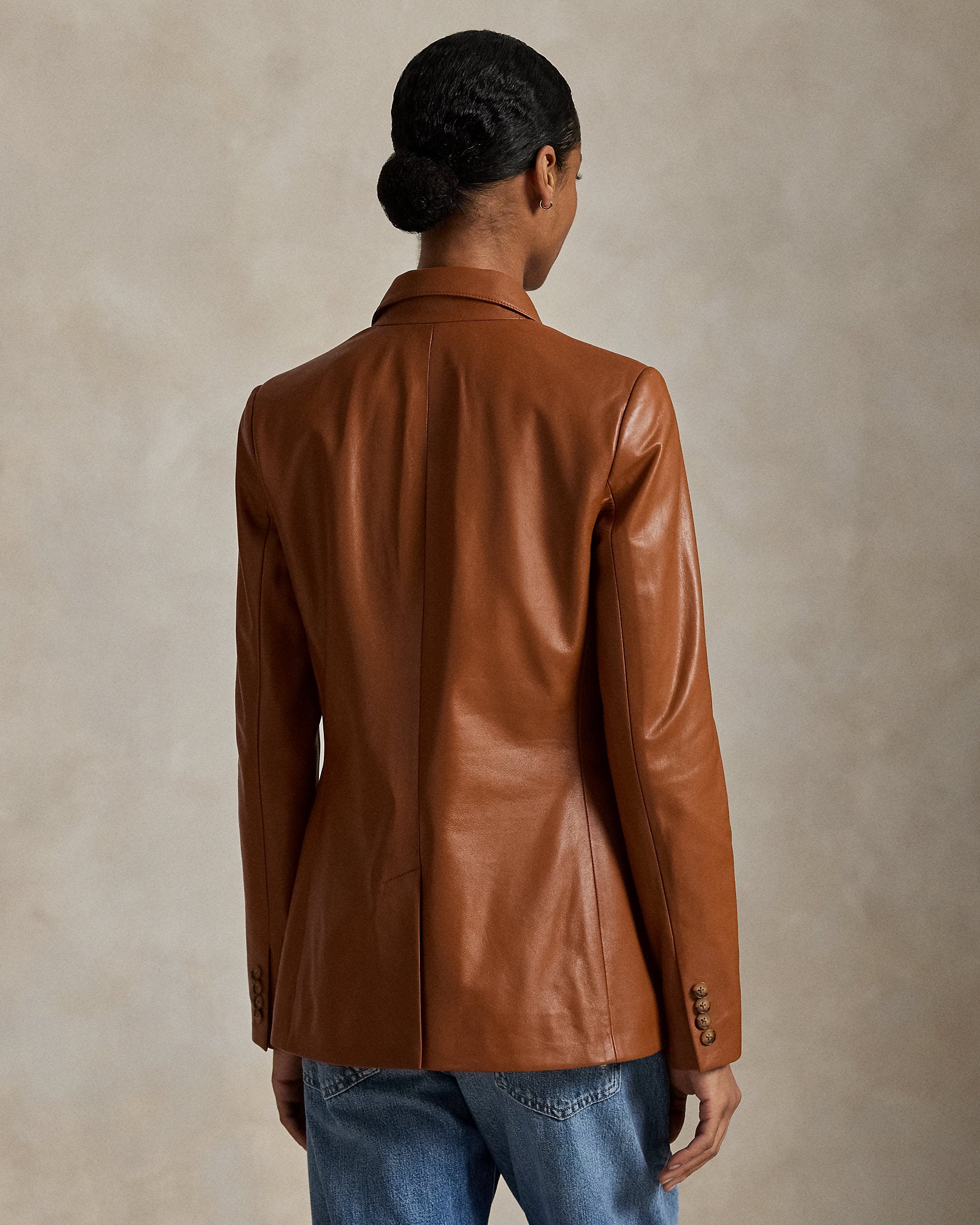 Ralph Lauren Leather Blazer