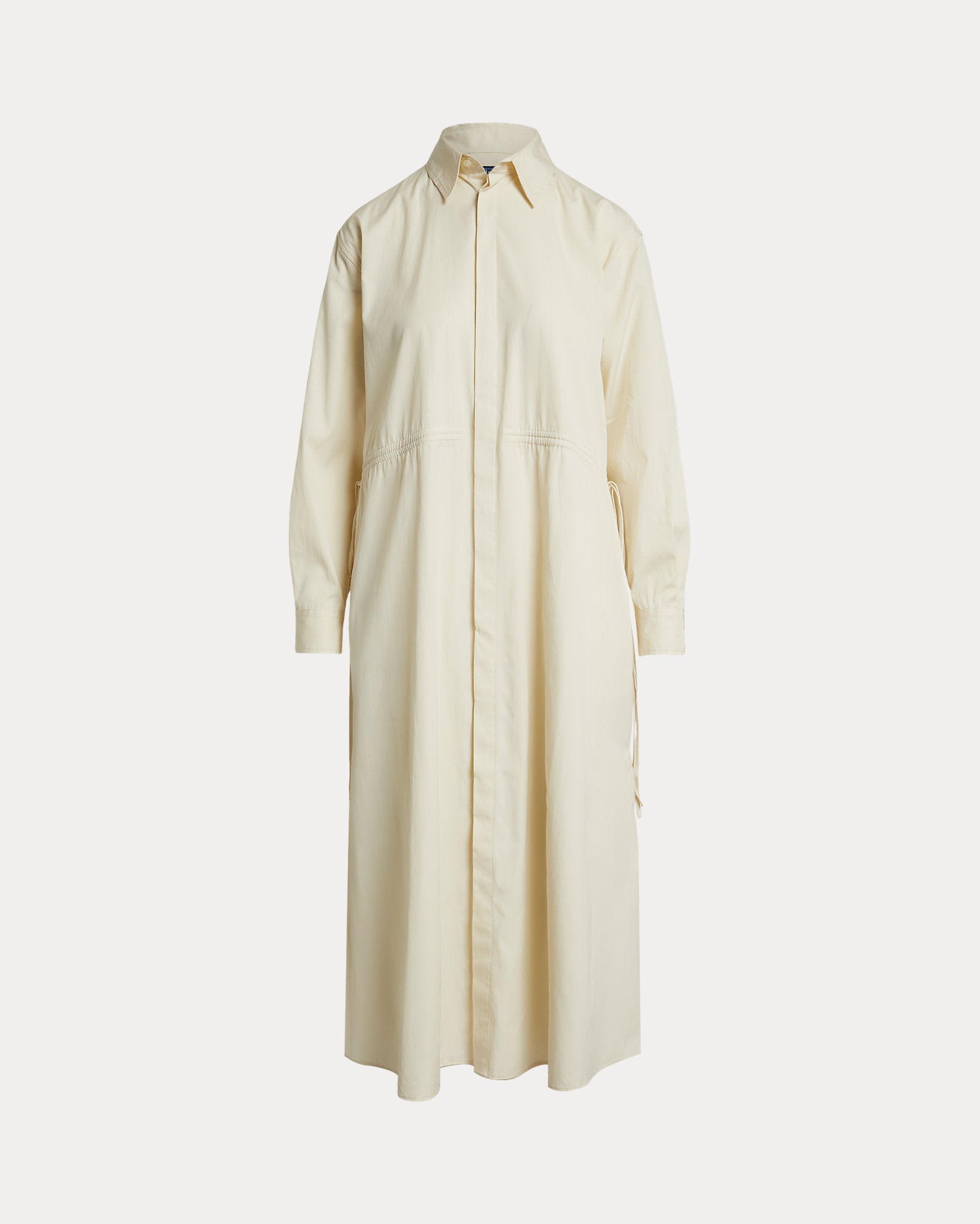 Ralph Lauren Cotton Drawcord Shirtdress