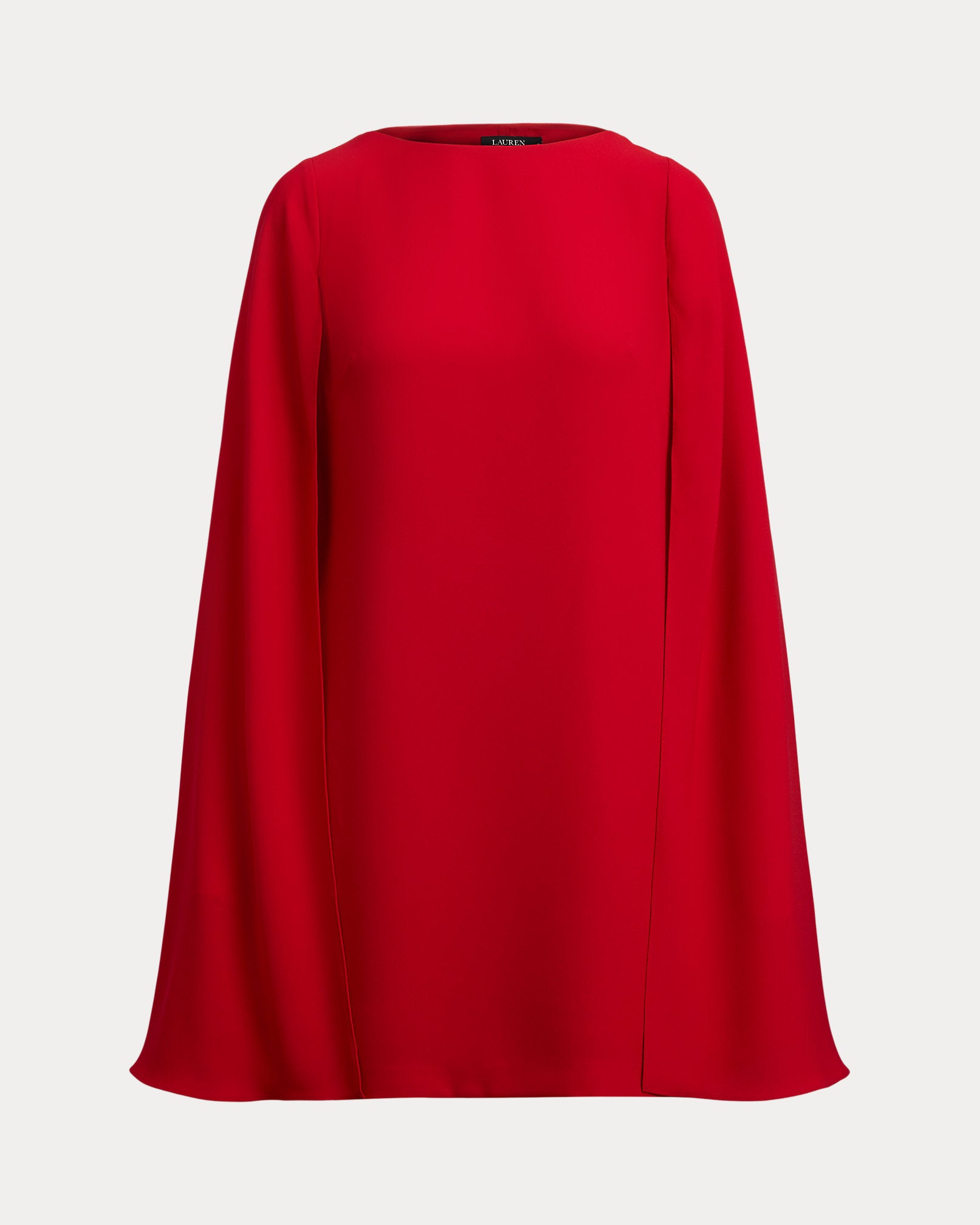 Ralph Lauren Cape Georgette Cocktail Dress