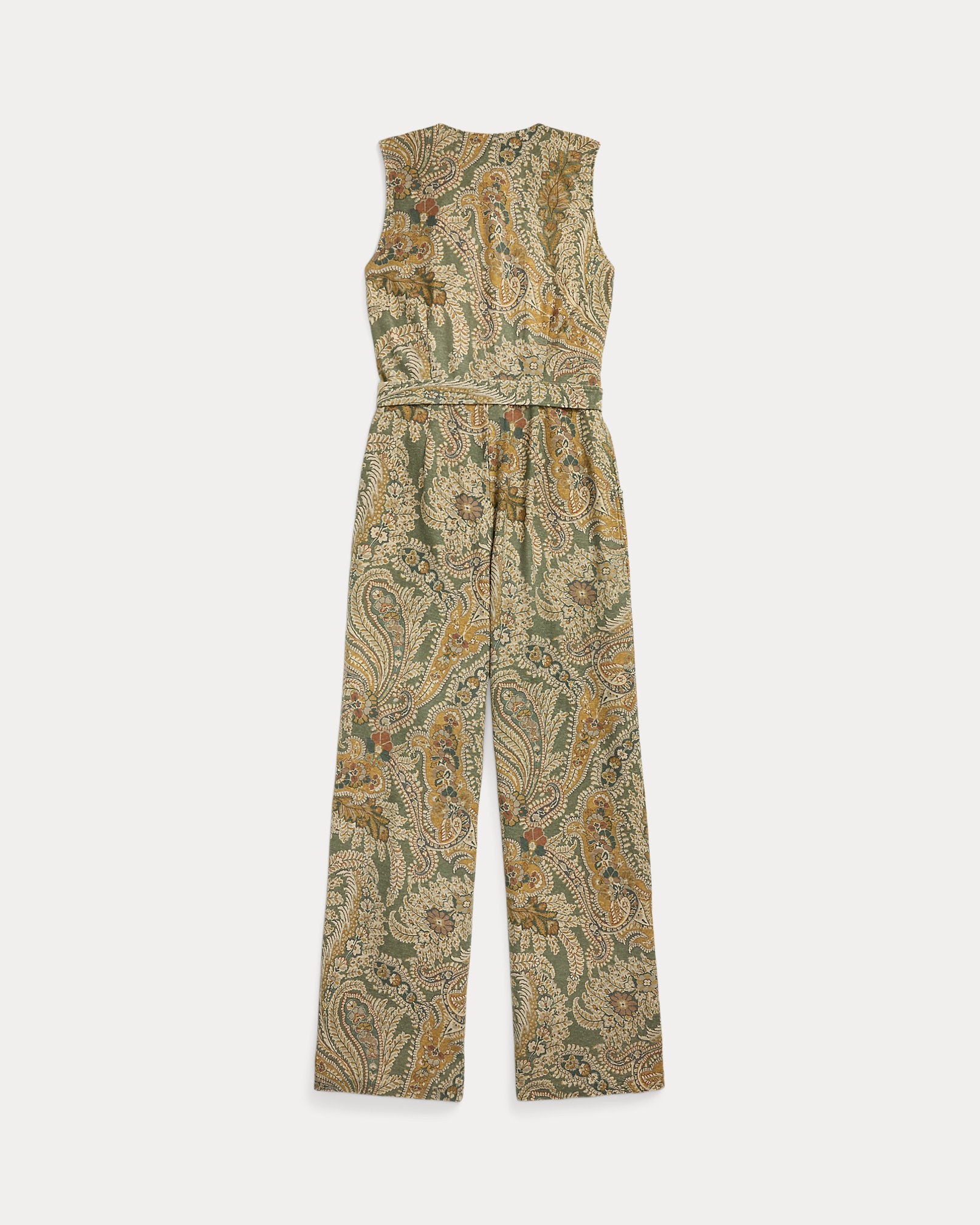 Ralph Lauren Paisley LinenCotton Jersey Jumpsuit