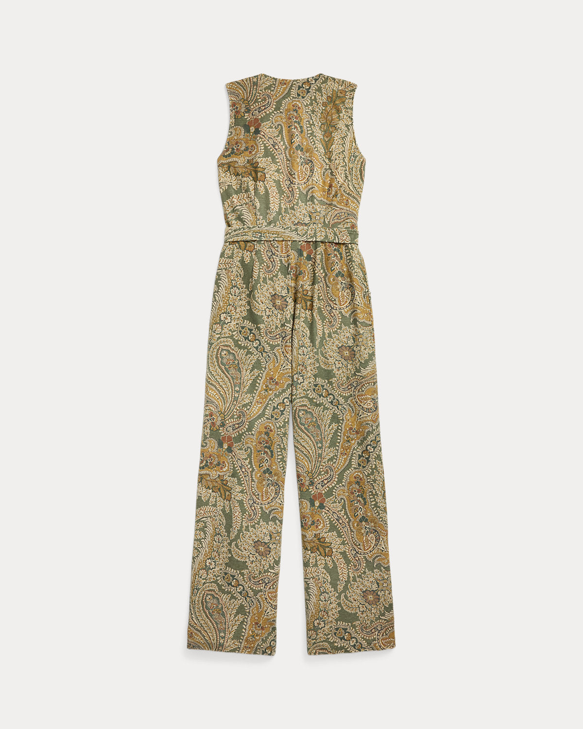 Ralph Lauren Paisley LinenCotton Jersey Jumpsuit