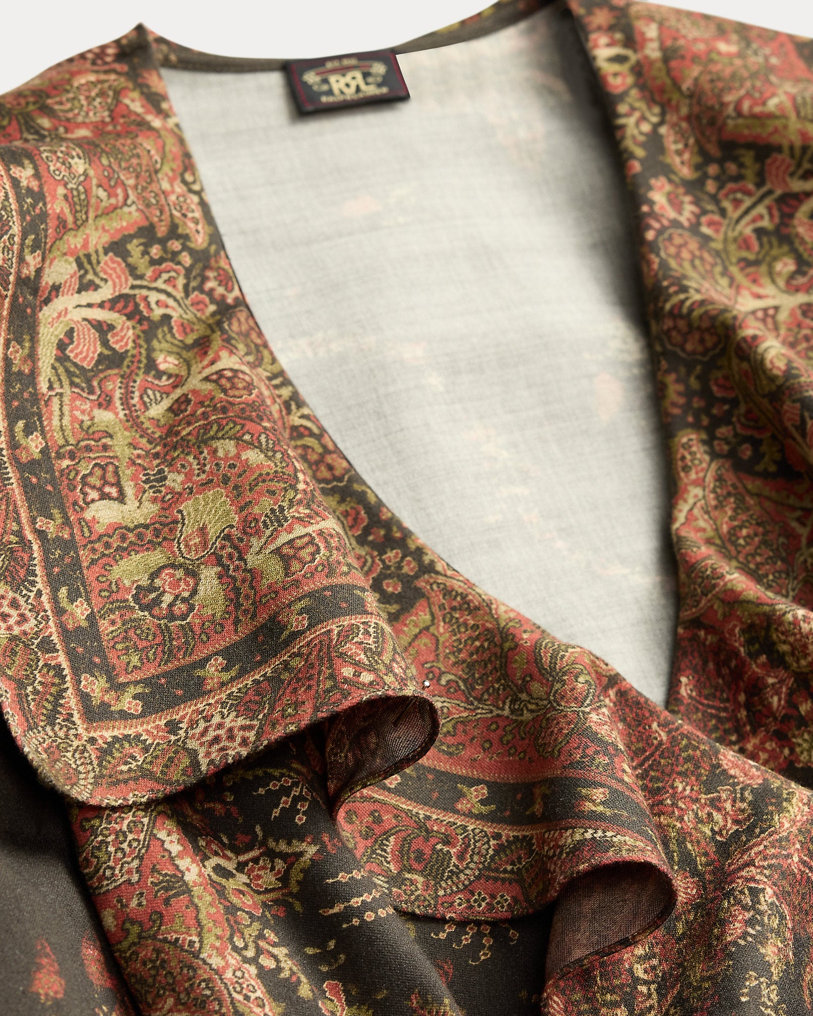 Ralph Lauren PaisleyPrint Wrap Dress