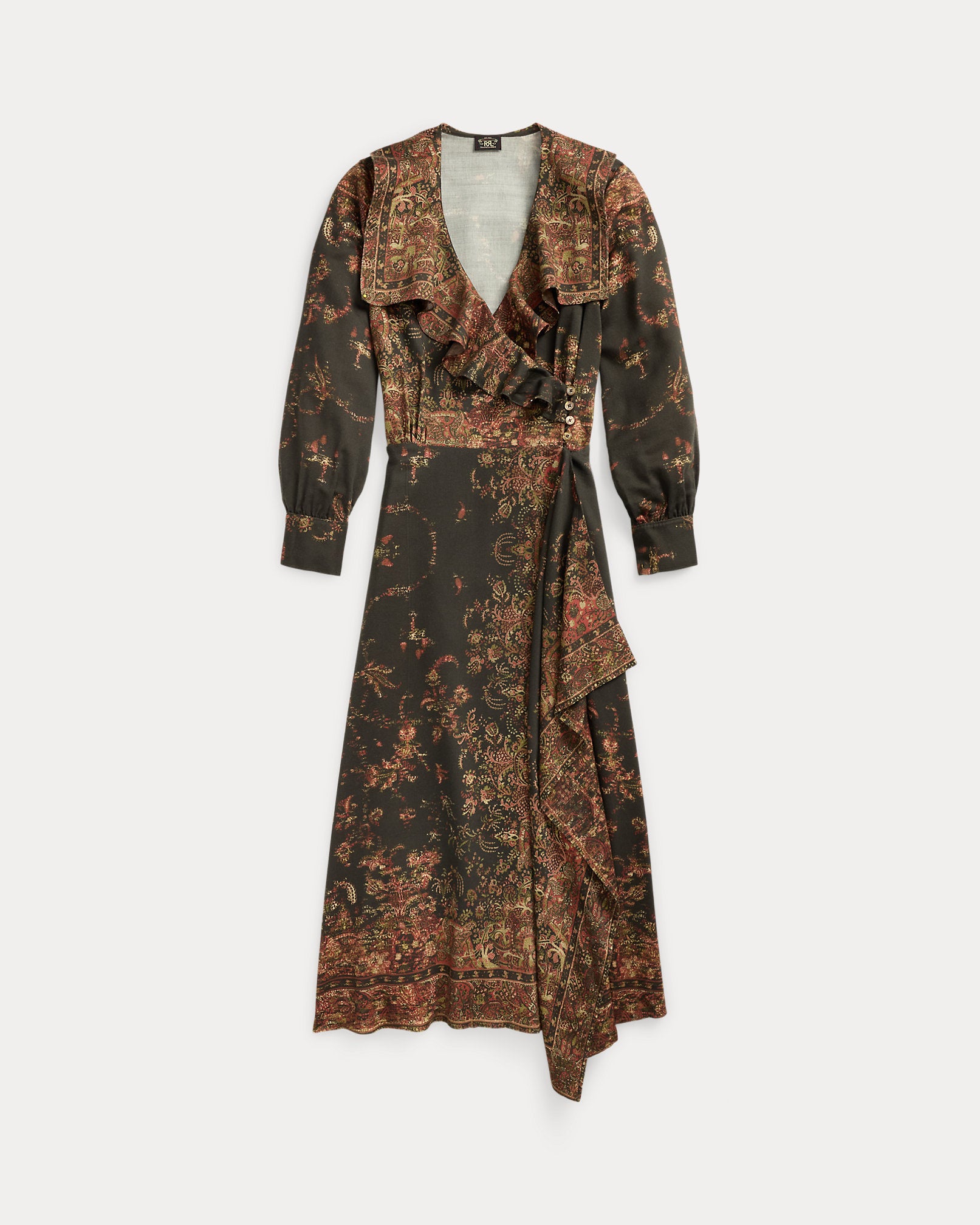 Ralph Lauren PaisleyPrint Wrap Dress