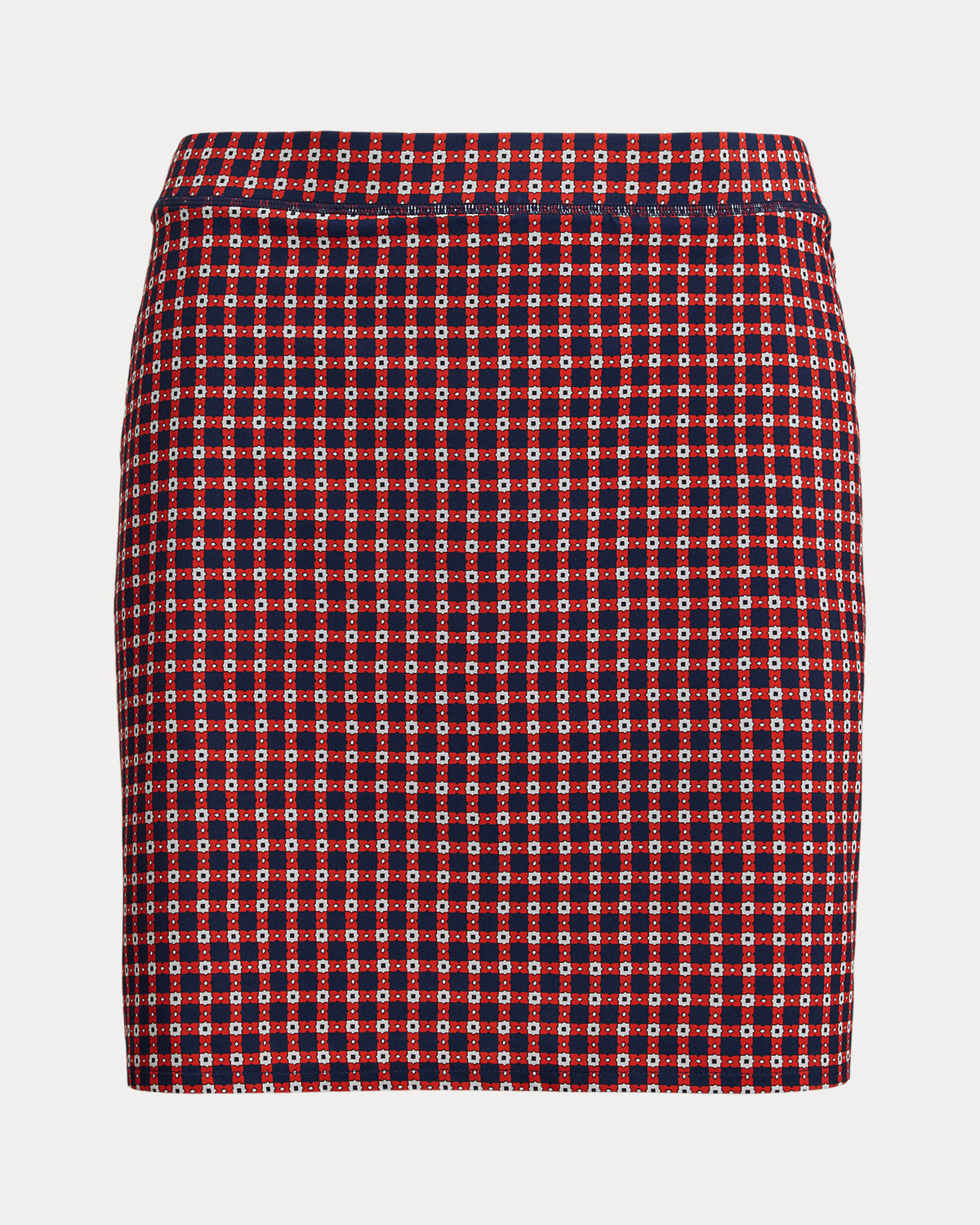 Ralph Lauren Gingham Performance Long Skort