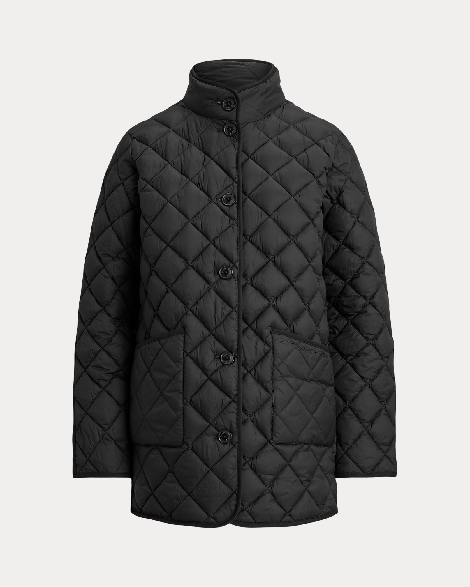 Ralph Lauren DiamondQuilted Mockneck Jacket