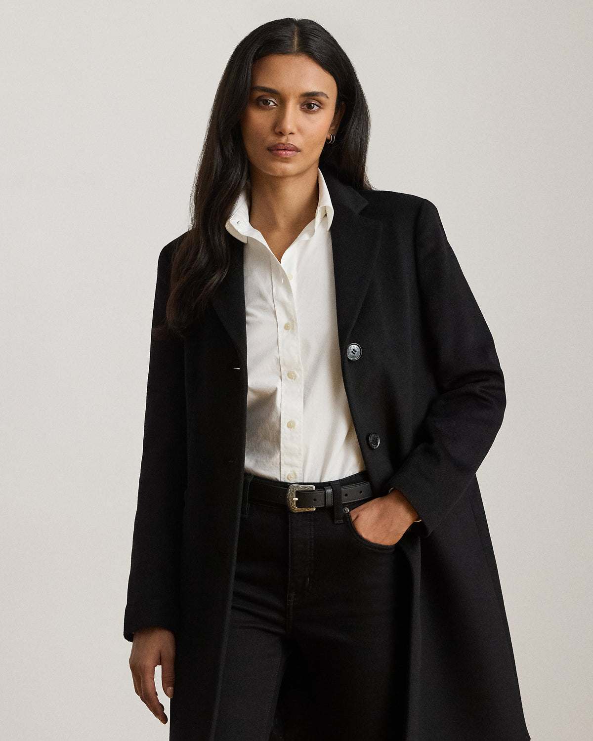 Ralph Lauren WoolBlend Reefer Coat