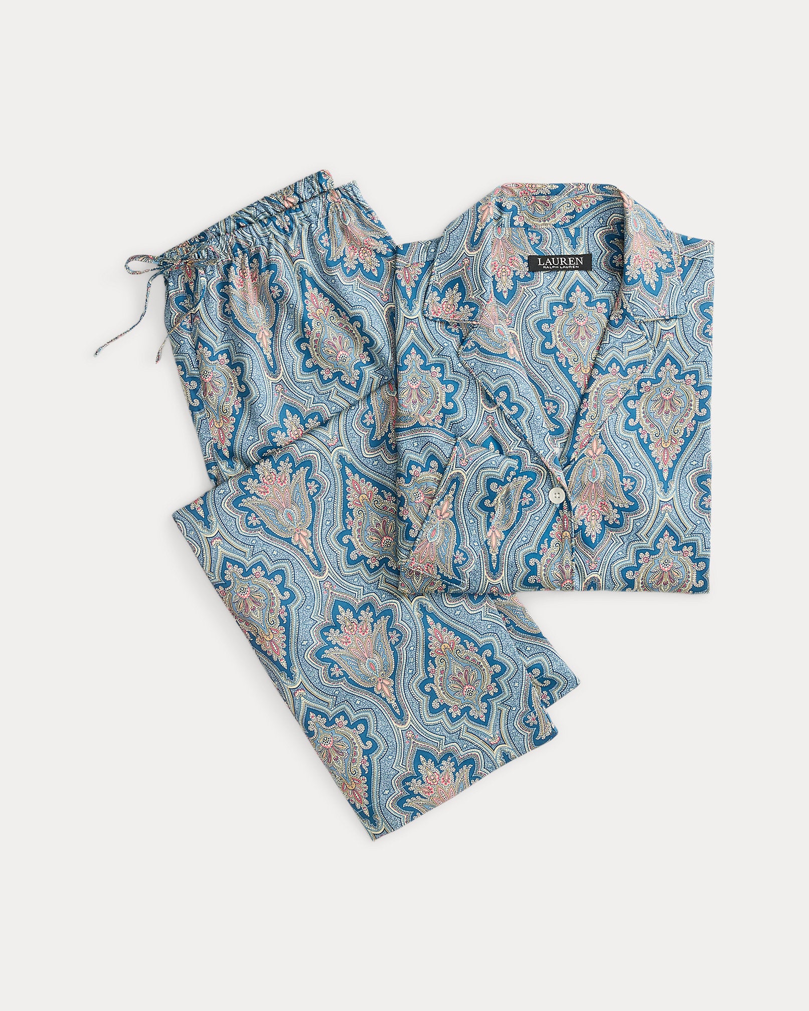 Ralph Lauren Paisley CottonBlend Sateen Sleep Set