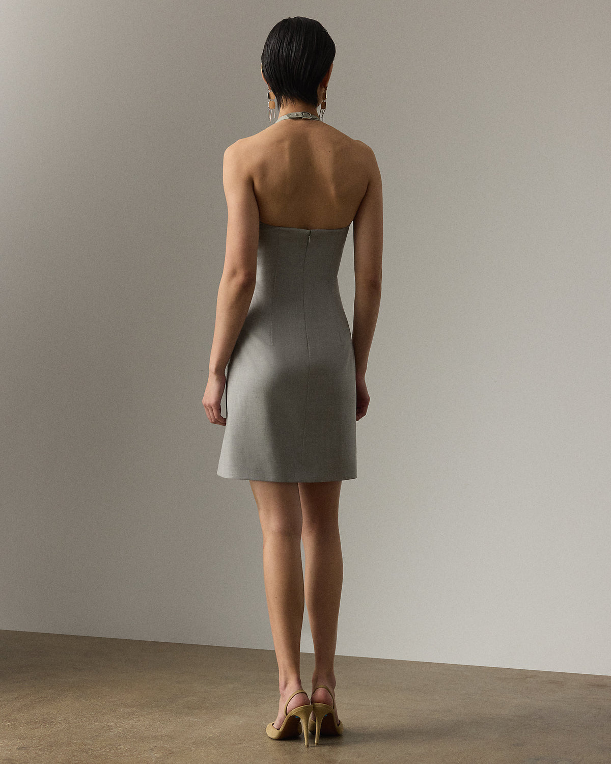 Ralph Lauren Kymberly Wool Sleeveless Day Dress