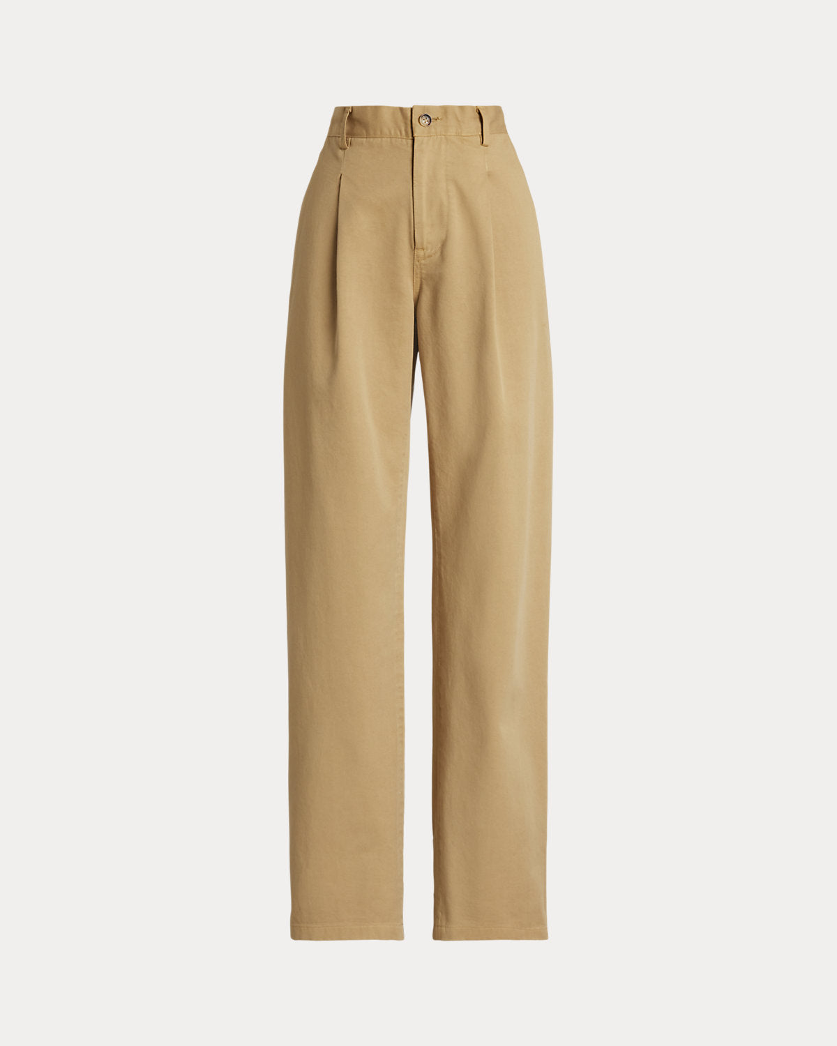 Ralph Lauren Fallon Pleated Cotton Chino Pant