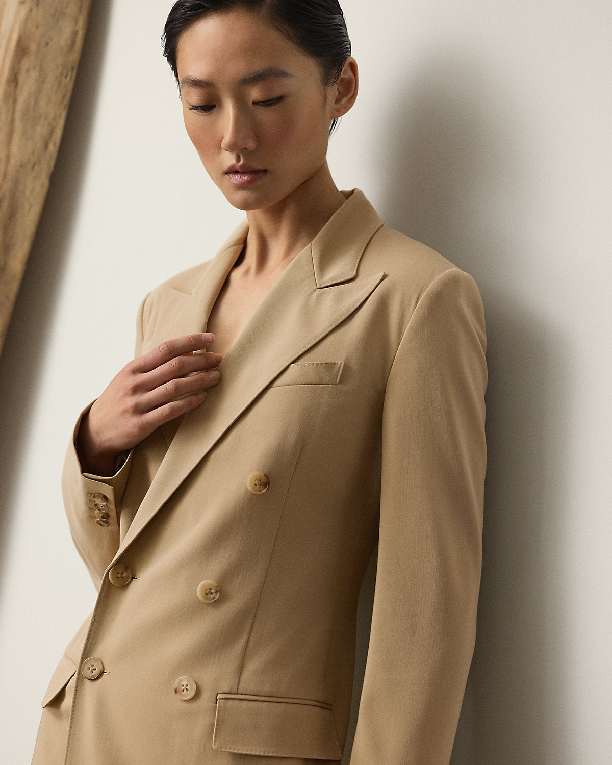 Ralph Lauren Camden Wool Gabardine Day Dress