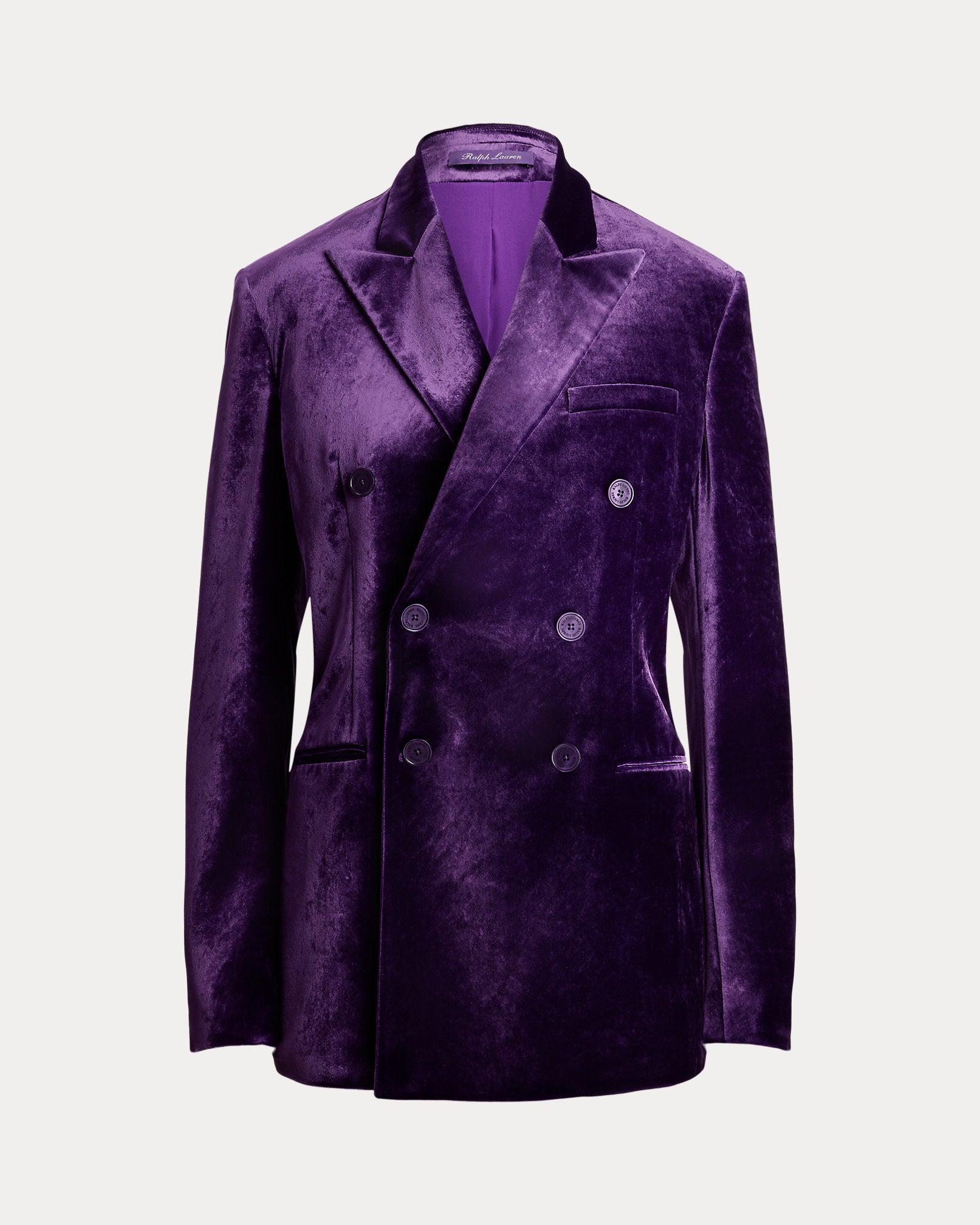 Ralph Lauren Ansley Stretch Velvet Jacket