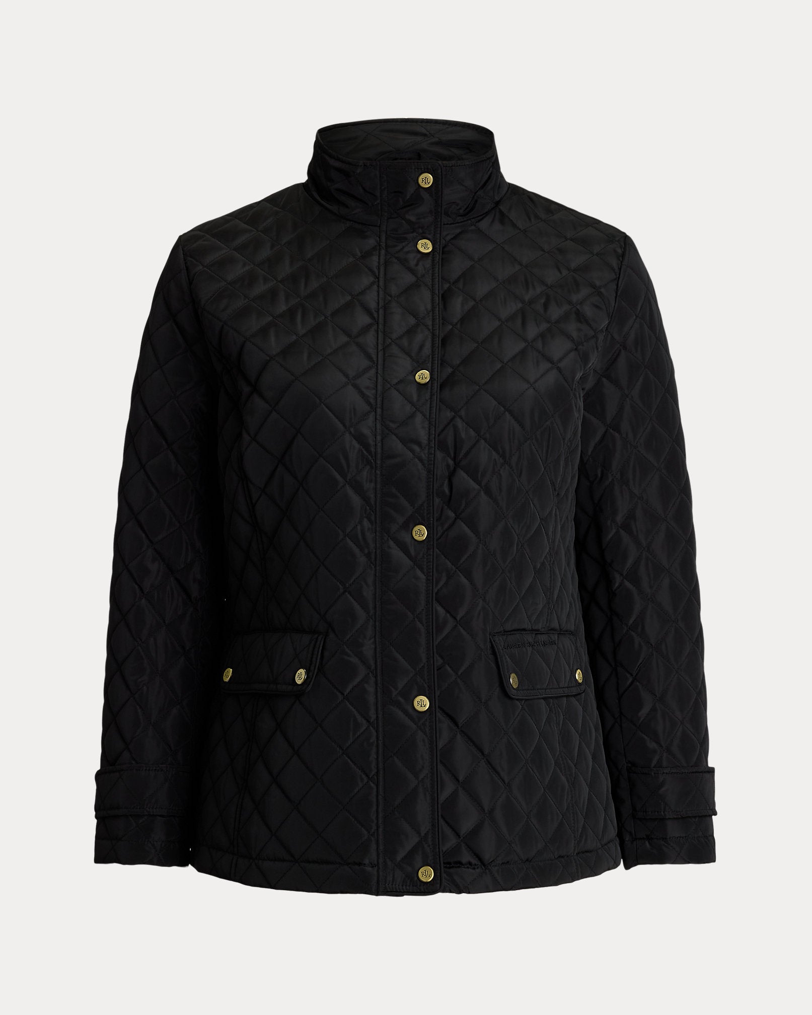 Ralph Lauren DiamondQuilted Mockneck Jacket