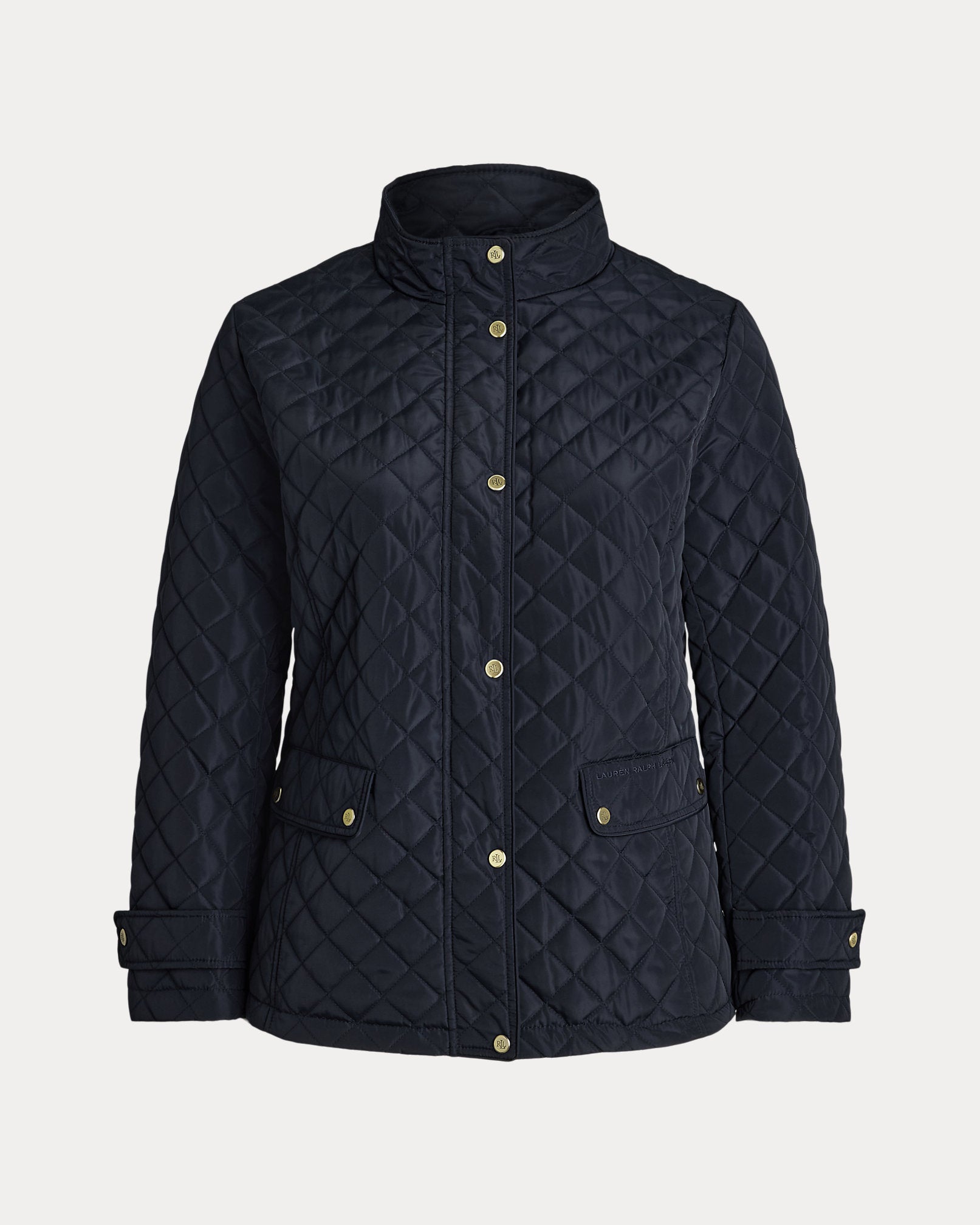 Ralph Lauren DiamondQuilted Mockneck Jacket