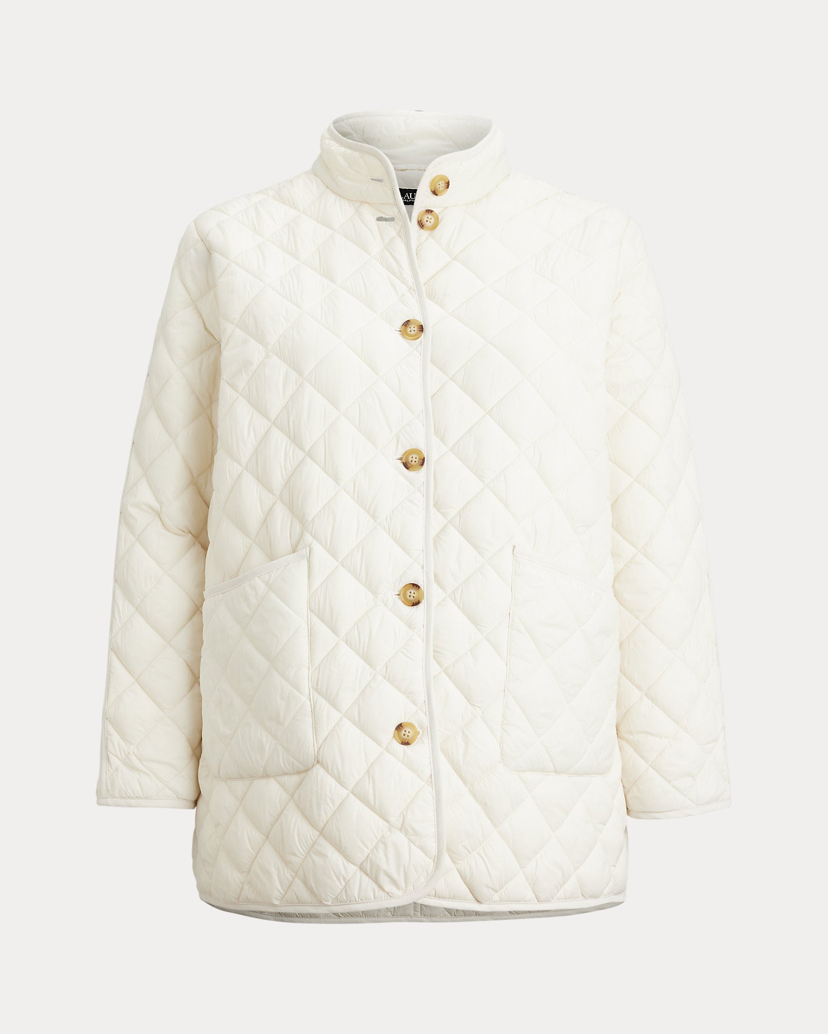 Ralph Lauren DiamondQuilted Mockneck Jacket