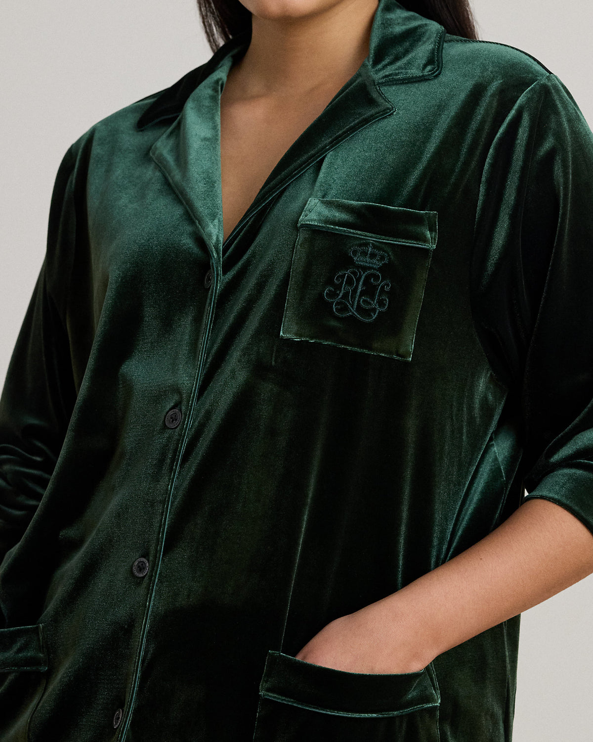 Ralph Lauren Velvet Sleep Set