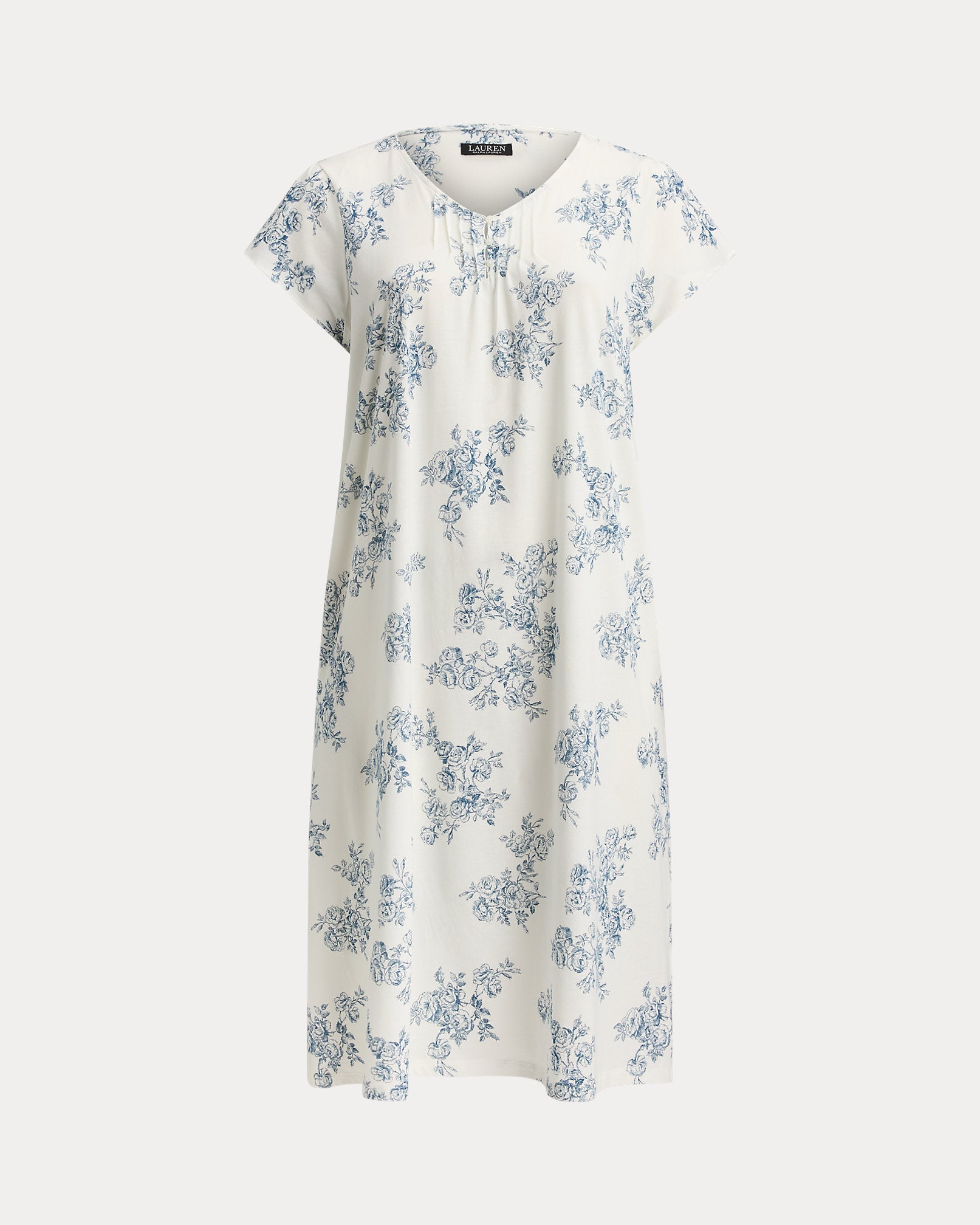 Ralph Lauren Floral Jersey Ballet Nightgown