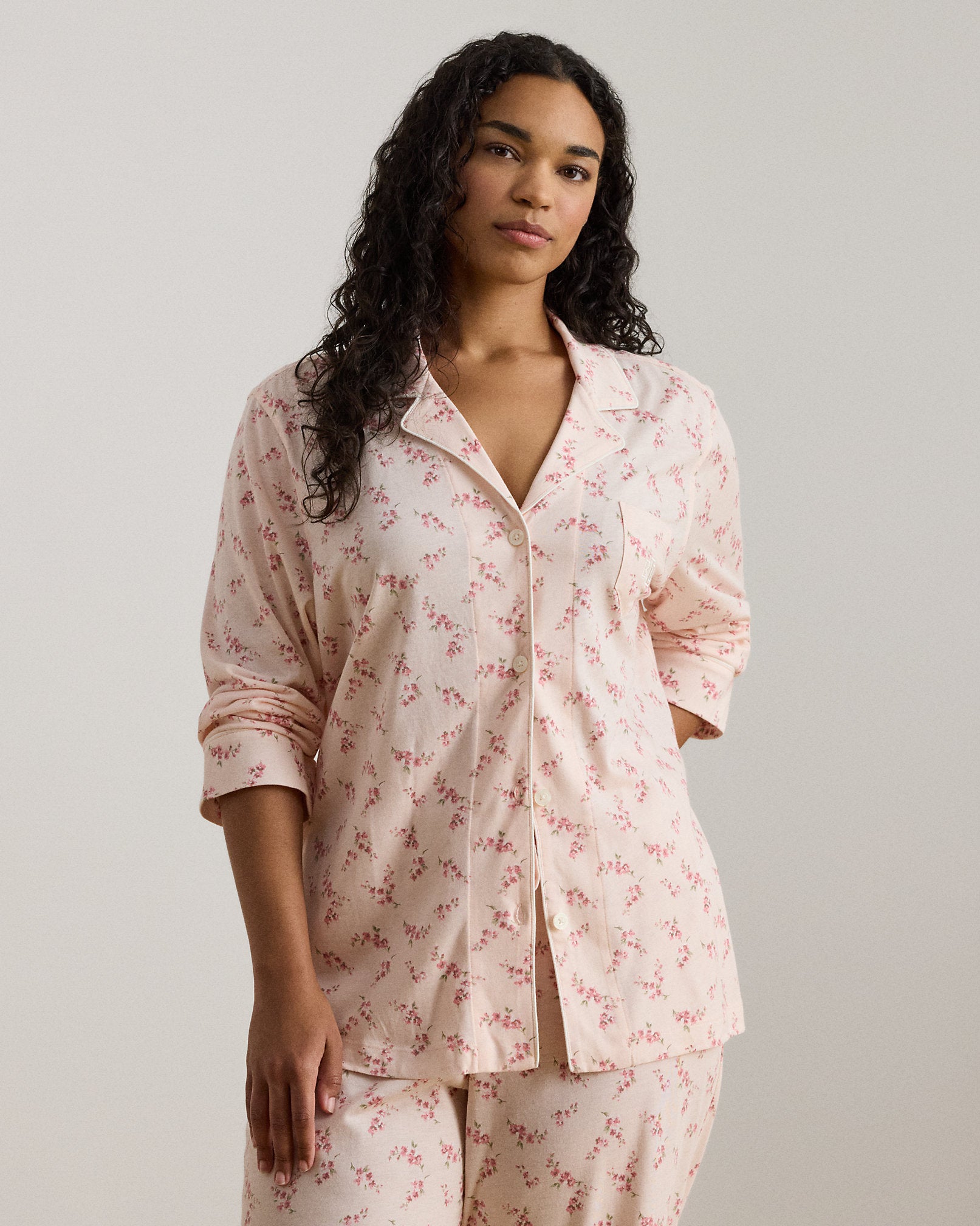 Ralph Lauren Floral CottonBlendJersey Sleep Set
