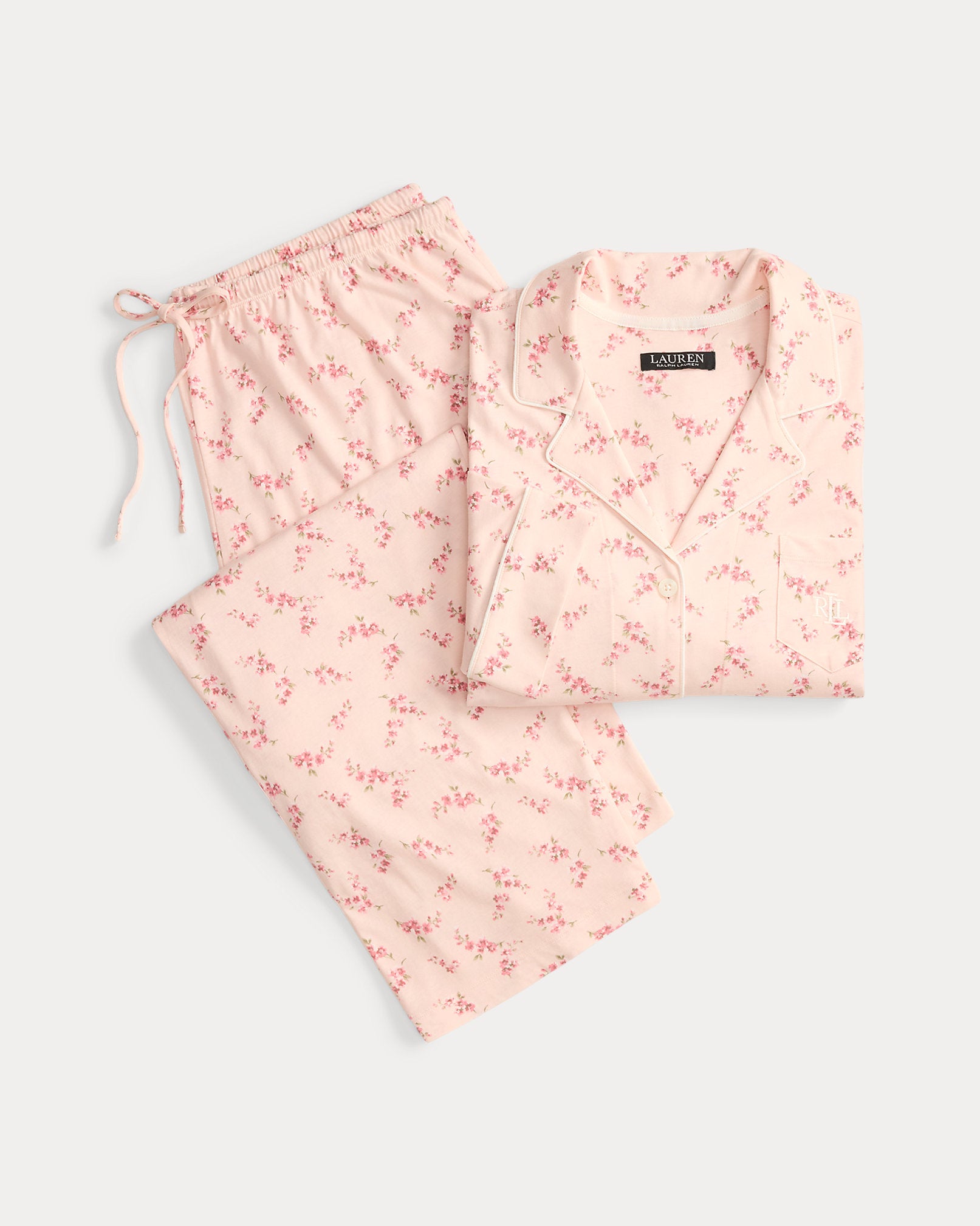 Ralph Lauren Floral CottonBlendJersey Sleep Set
