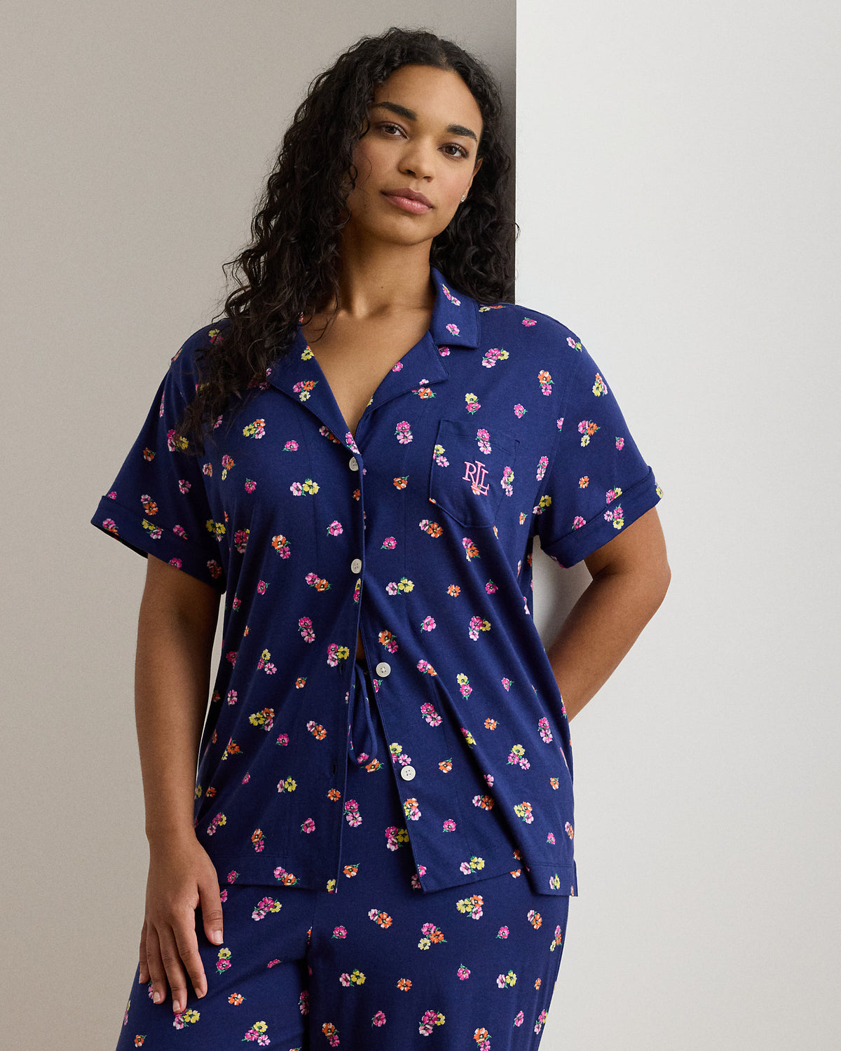 Ralph Lauren Floral CottonBlend Jersey Sleep Set