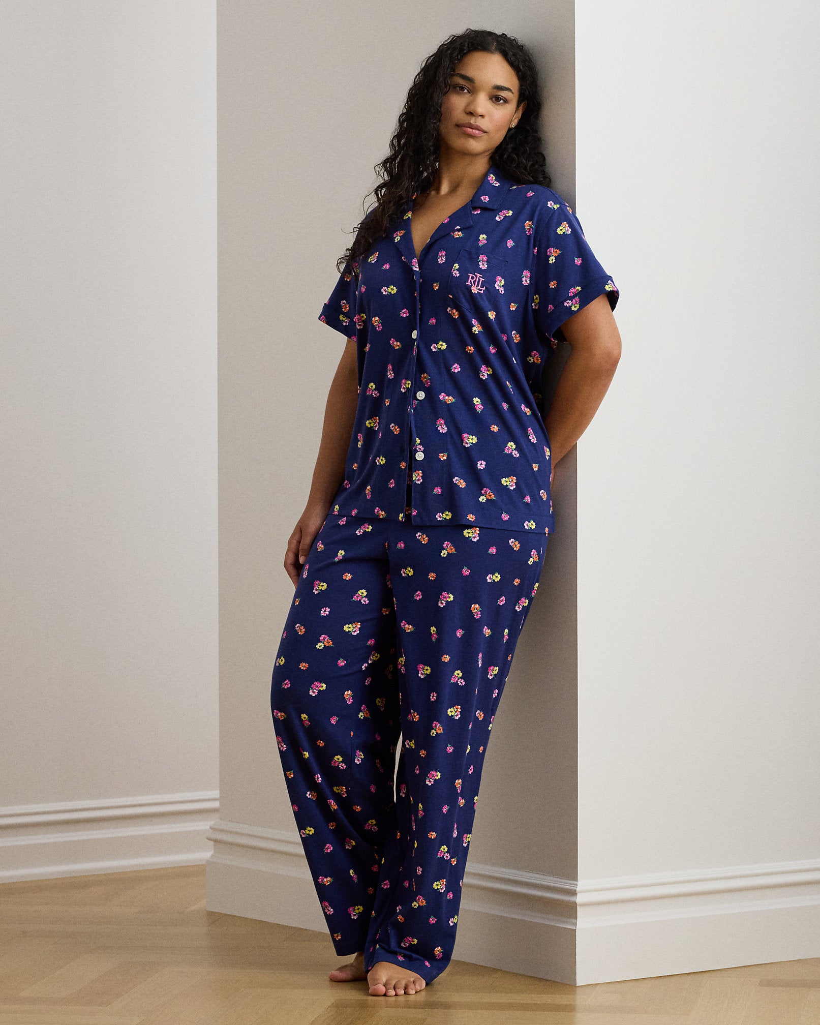 Ralph Lauren Floral CottonBlend Jersey Sleep Set