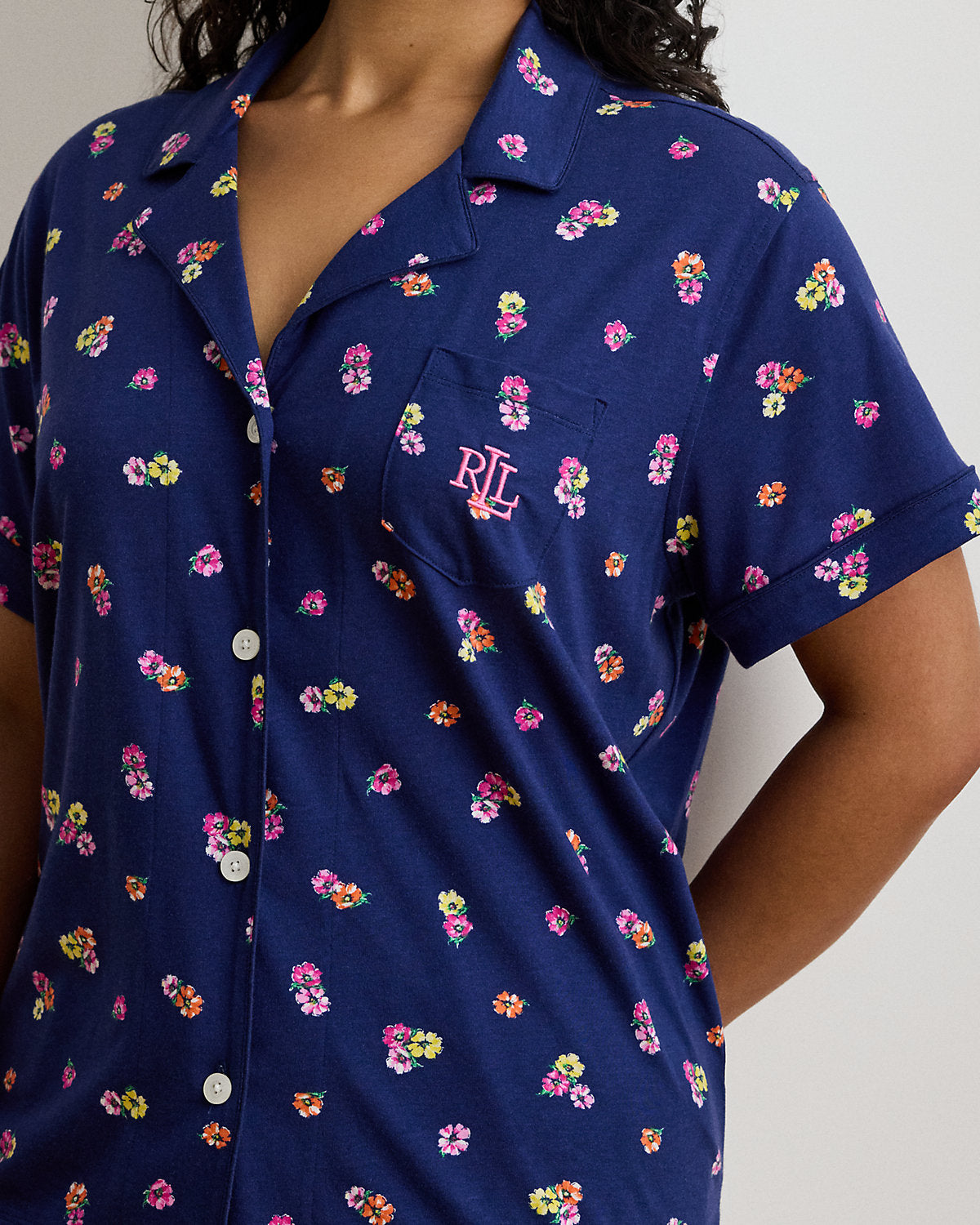 Ralph Lauren Floral CottonBlend Jersey Sleep Set