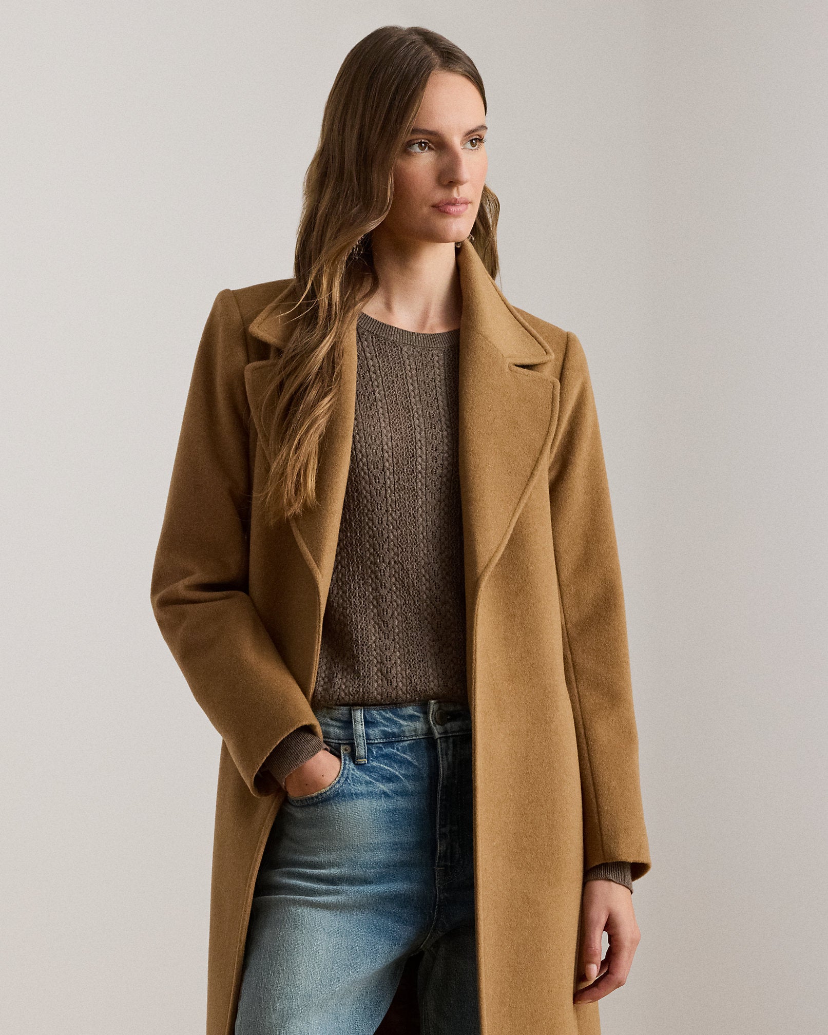 Ralph Lauren WoolBlend Wrap Coat