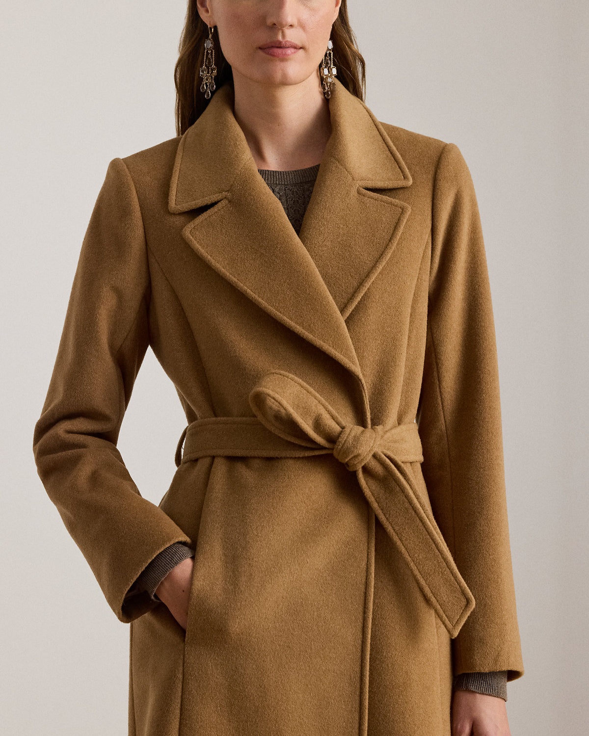 Ralph Lauren WoolBlend Wrap Coat