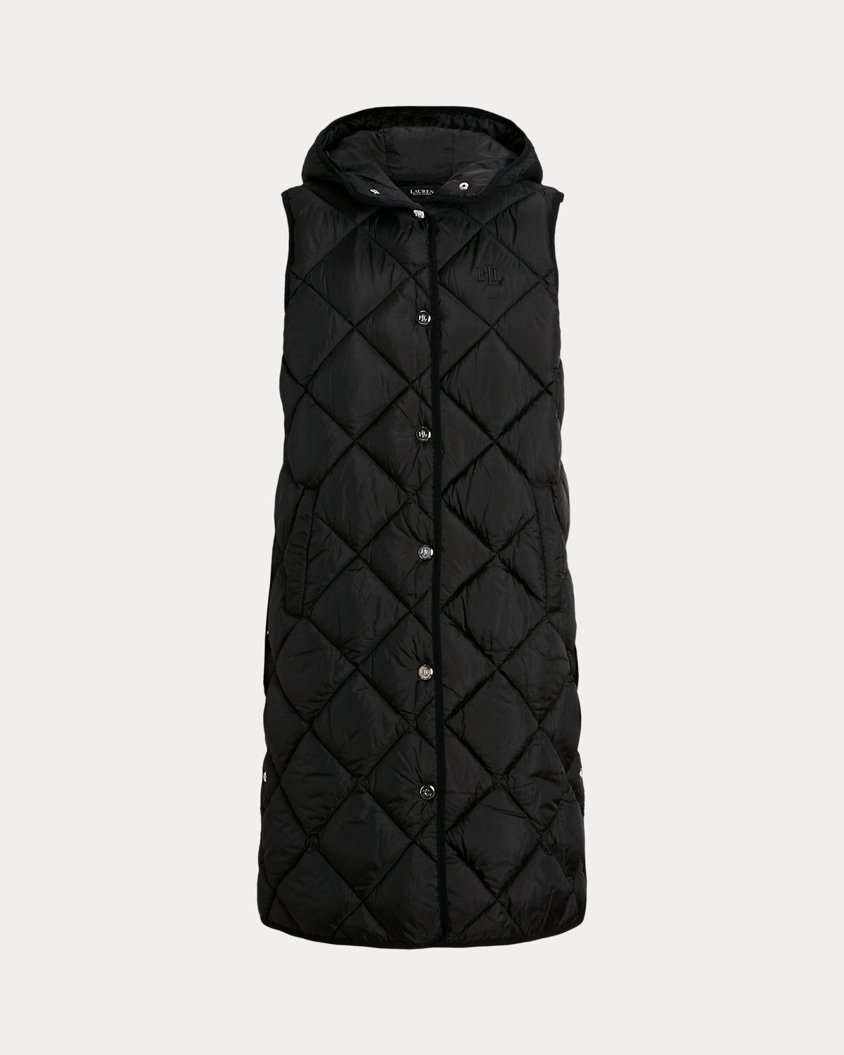 Ralph Lauren DiamondQuilted Hooded Vest