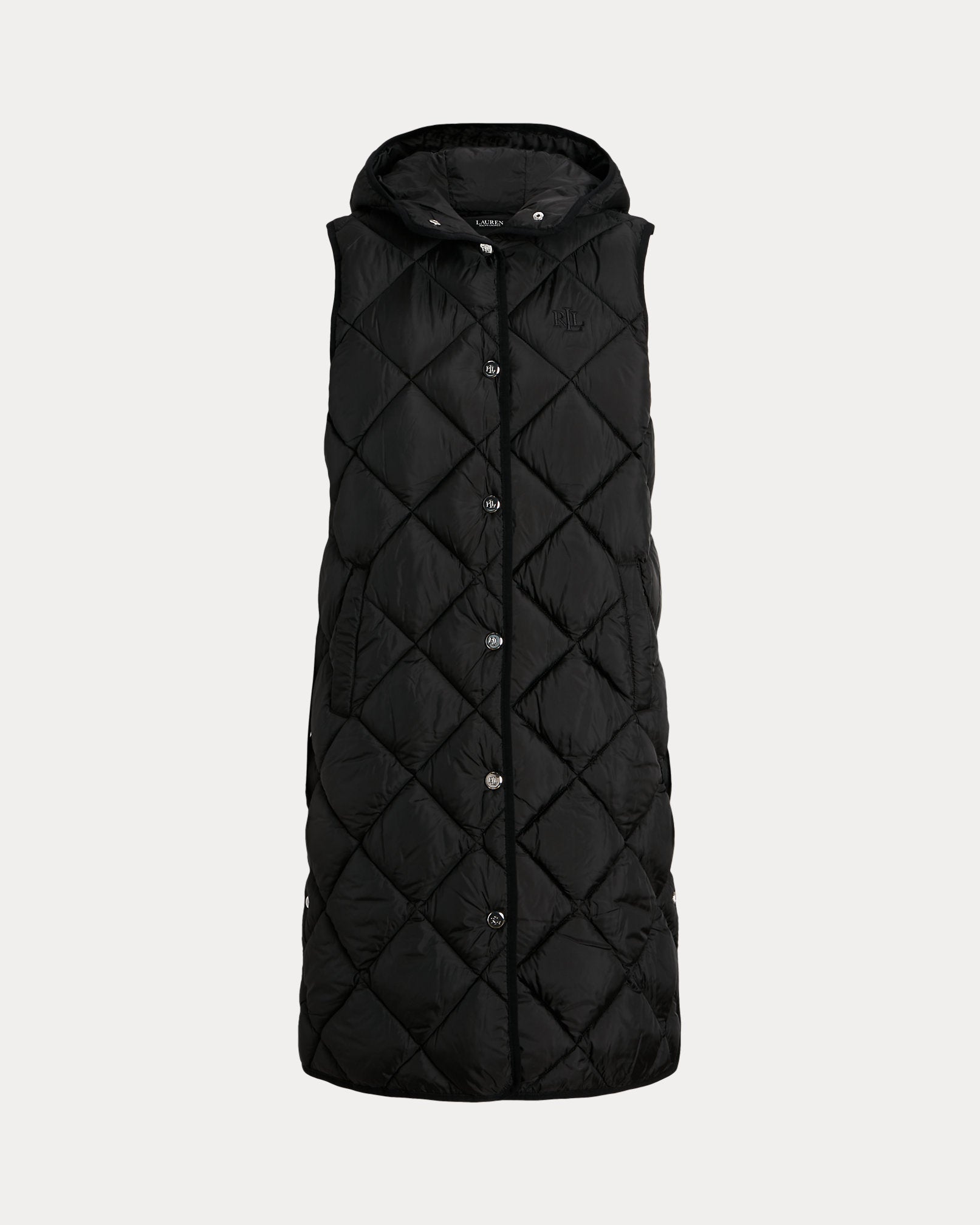 Ralph Lauren DiamondQuilted Hooded Vest