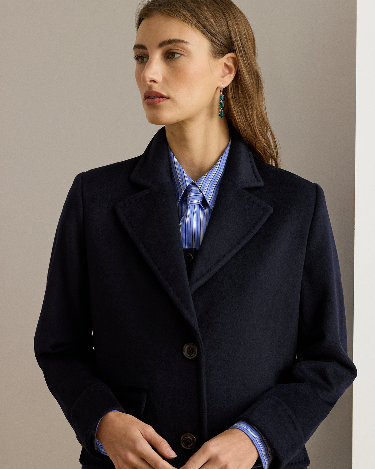 Ralph Lauren WoolBlend Reefer Coat