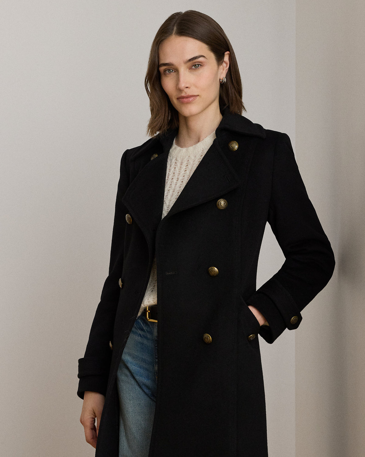 Ralph Lauren WoolBlend DoubleBreasted Coat