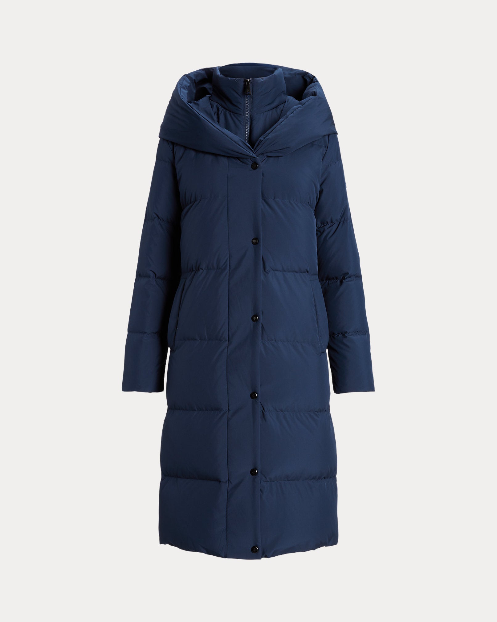 Ralph Lauren OversizeCollar Quilted Down Coat