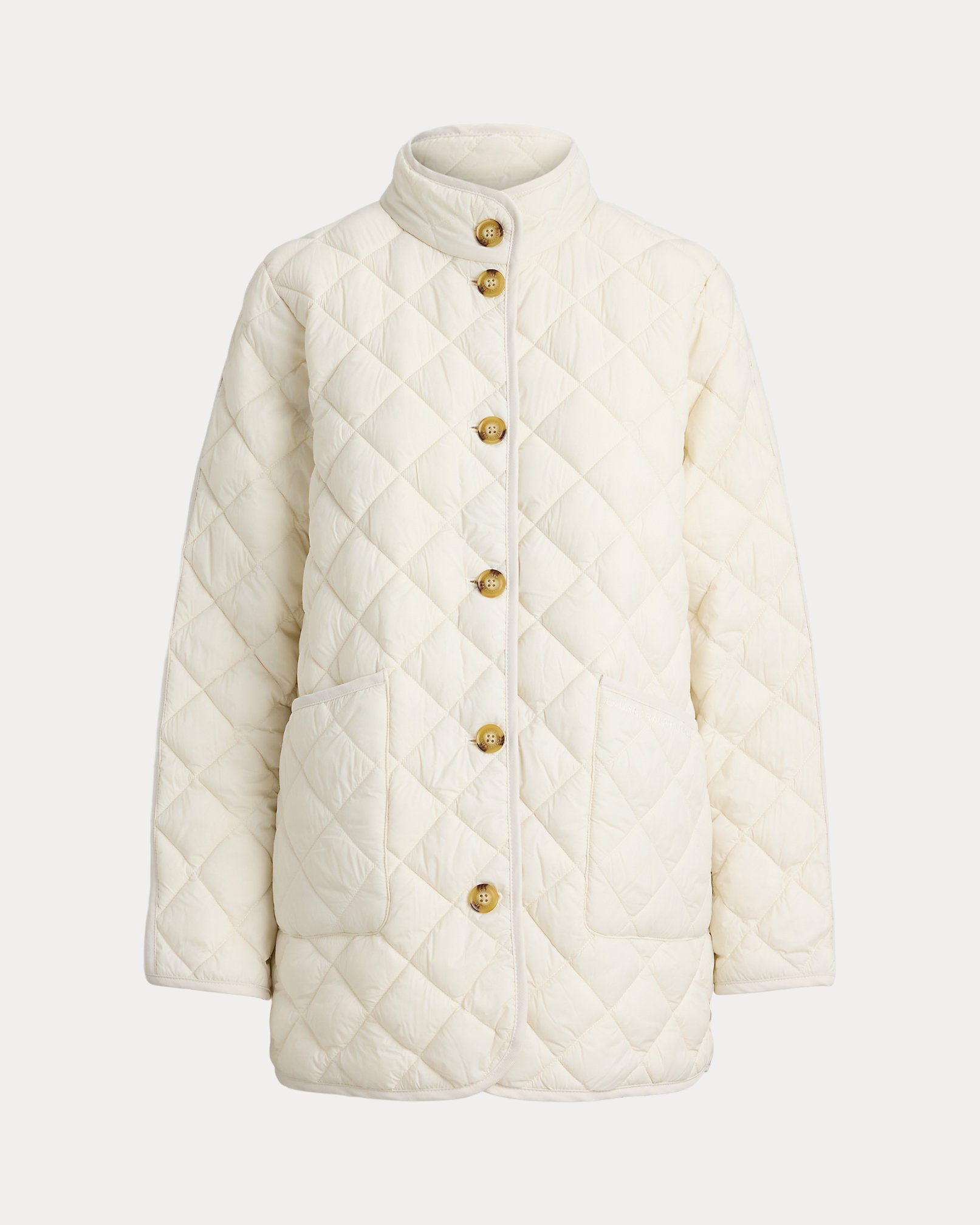 Ralph Lauren DiamondQuilted Mockneck Jacket