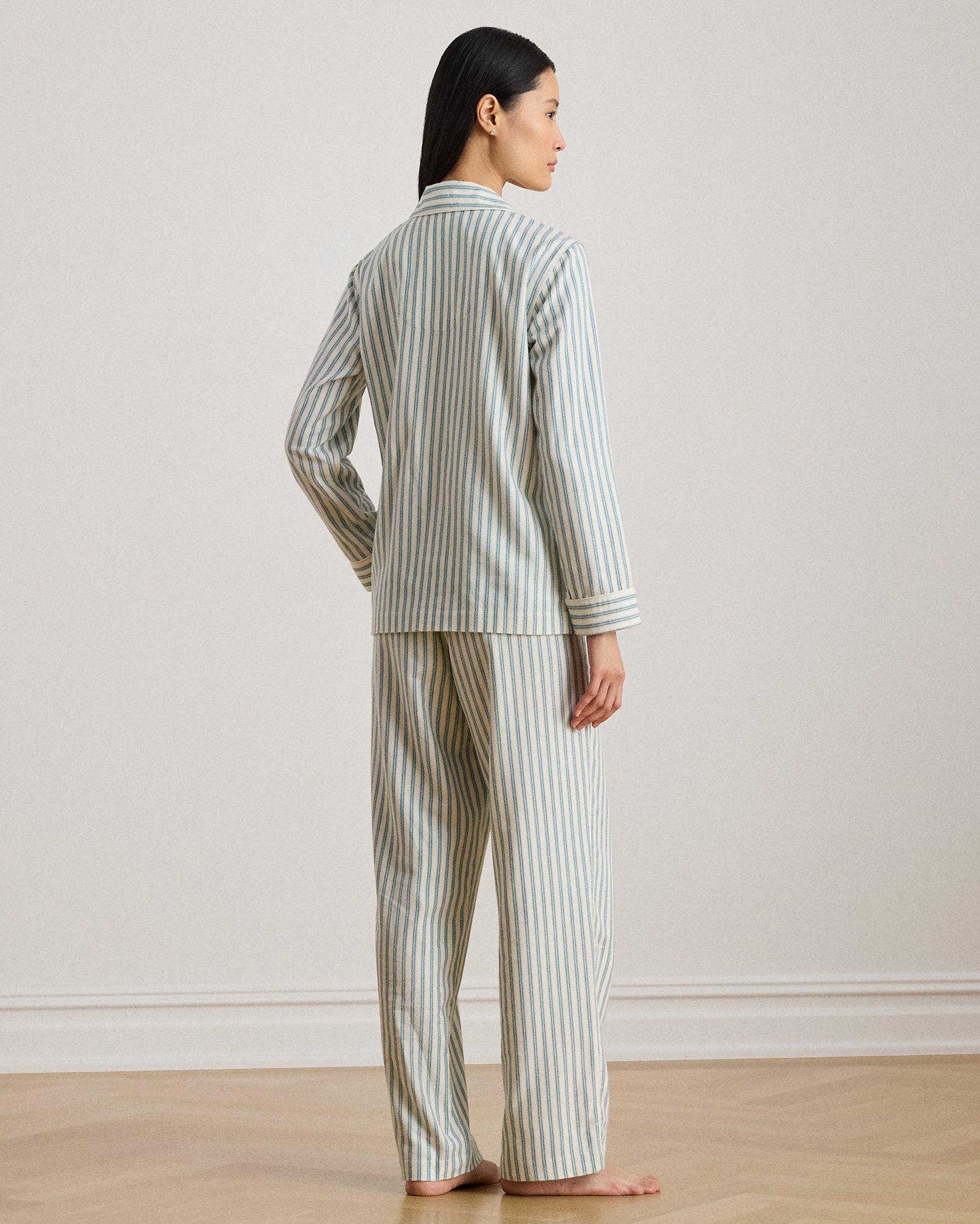 Ralph Lauren Striped Brushed Twill Sleep Set