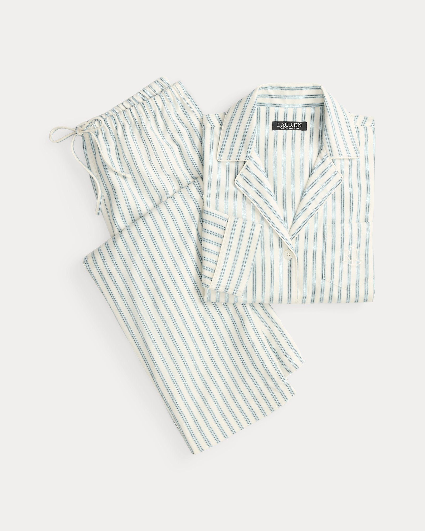 Ralph Lauren Striped Brushed Twill Sleep Set
