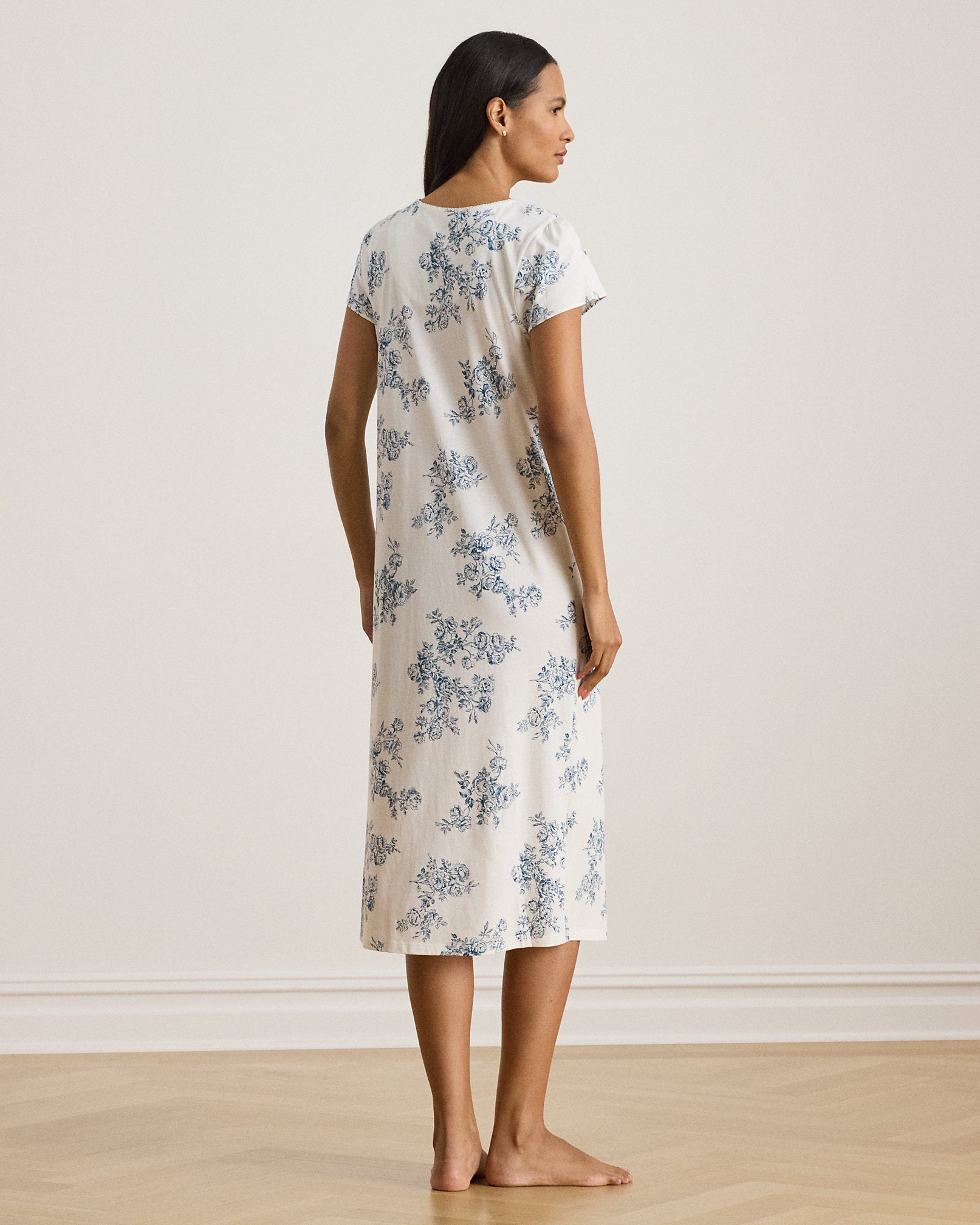 Ralph Lauren Floral Jersey Ballet Nightgown