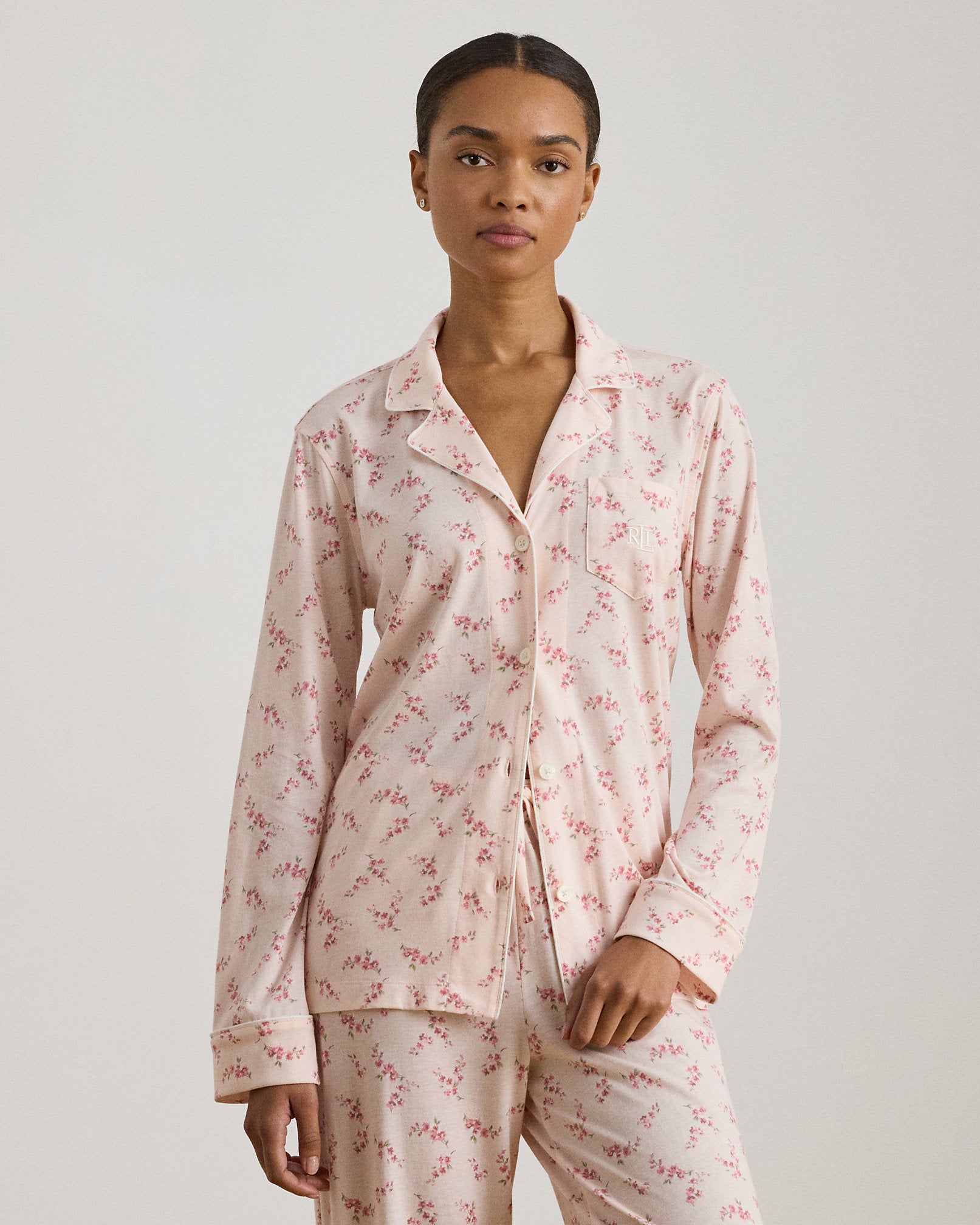 Ralph Lauren Floral CottonBlendJersey Sleep Set