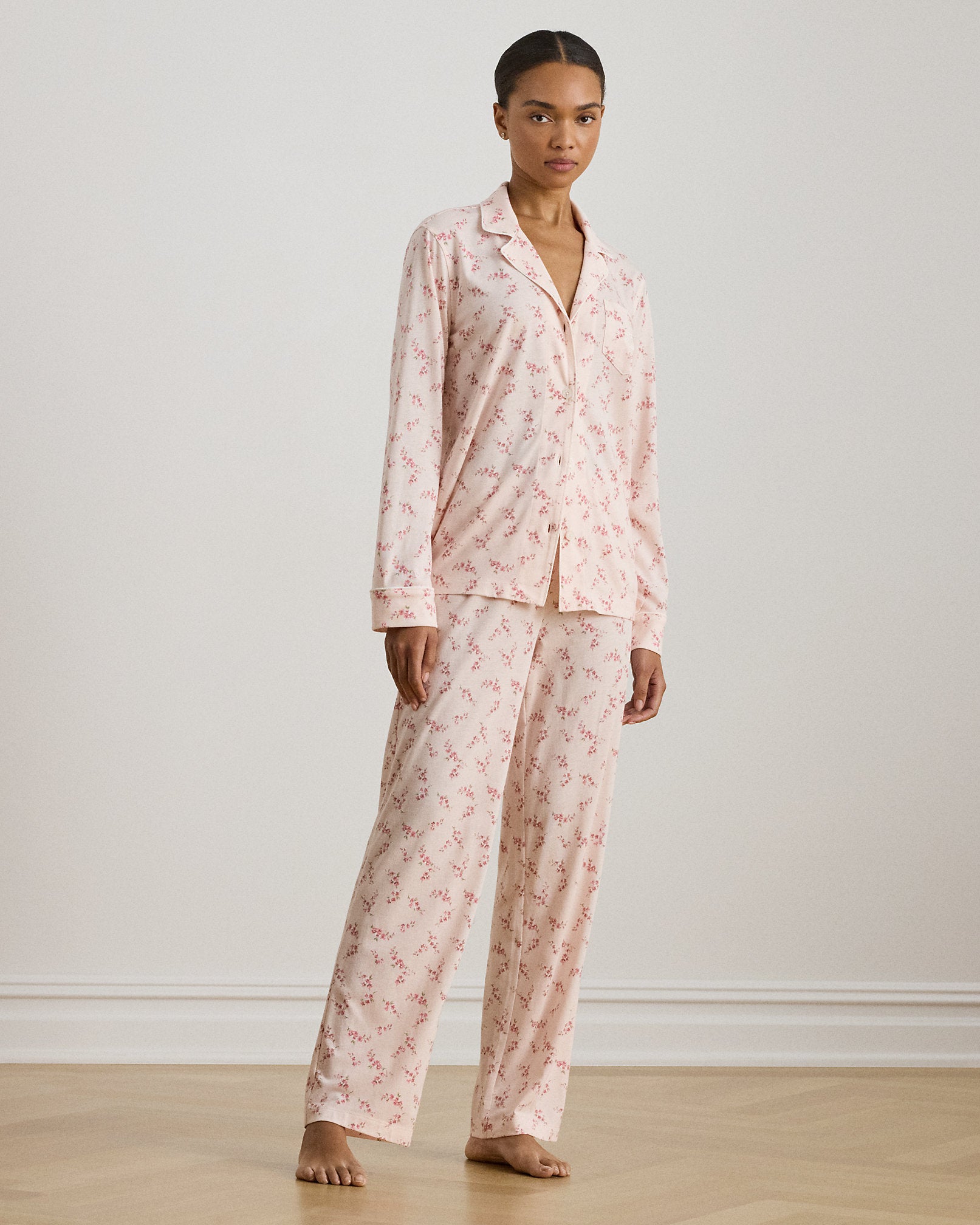 Ralph Lauren Floral CottonBlendJersey Sleep Set