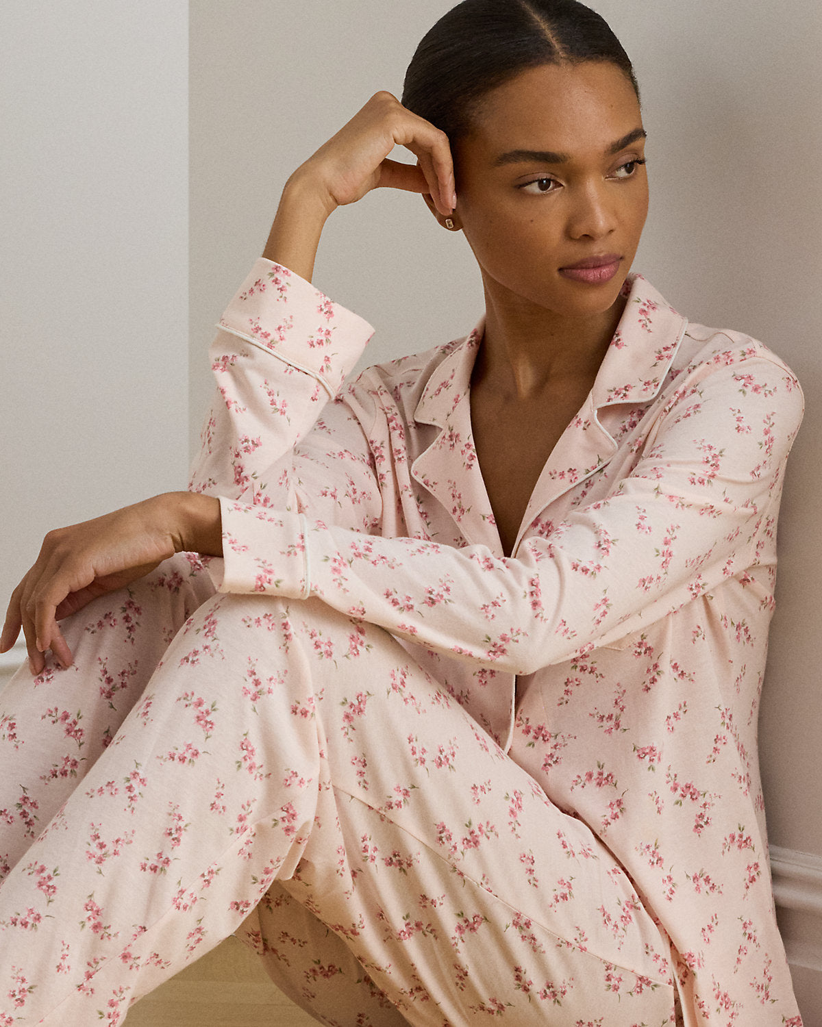 Ralph Lauren Floral CottonBlendJersey Sleep Set