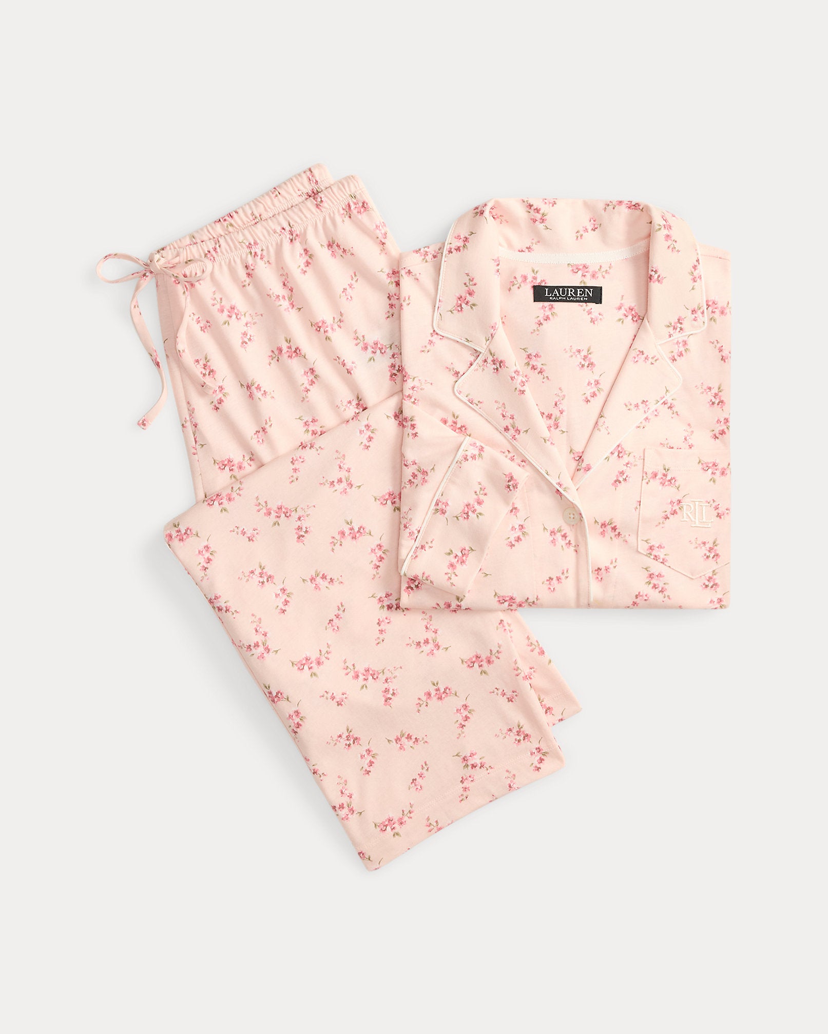 Ralph Lauren Floral CottonBlendJersey Sleep Set