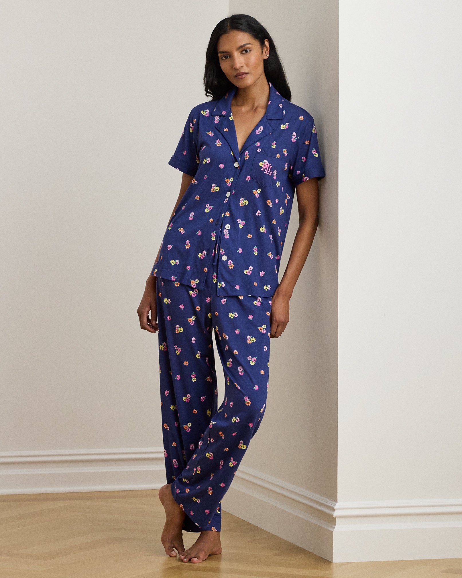 Ralph Lauren Floral CottonBlend Jersey Sleep Set