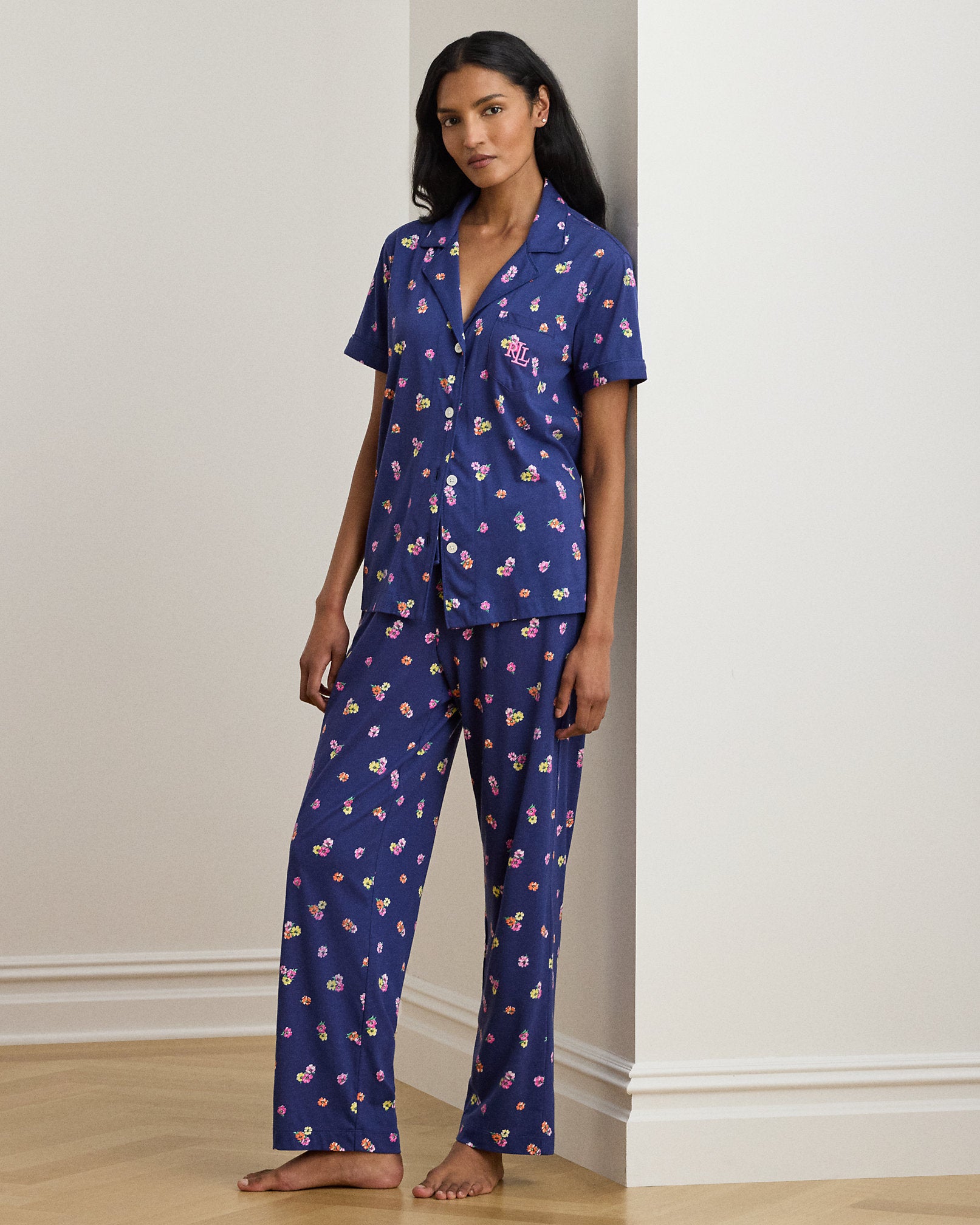 Ralph Lauren Floral CottonBlend Jersey Sleep Set